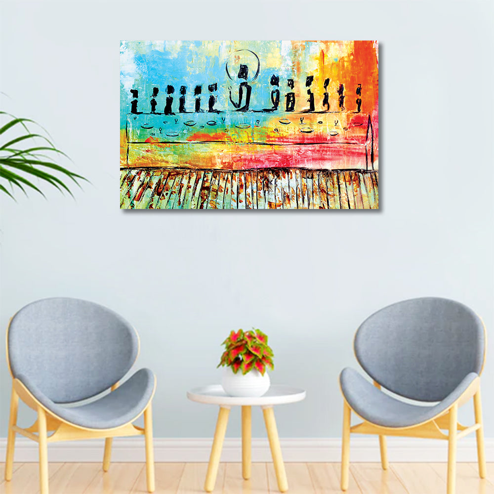 The Last Supper - Unframed Canvas Painting
