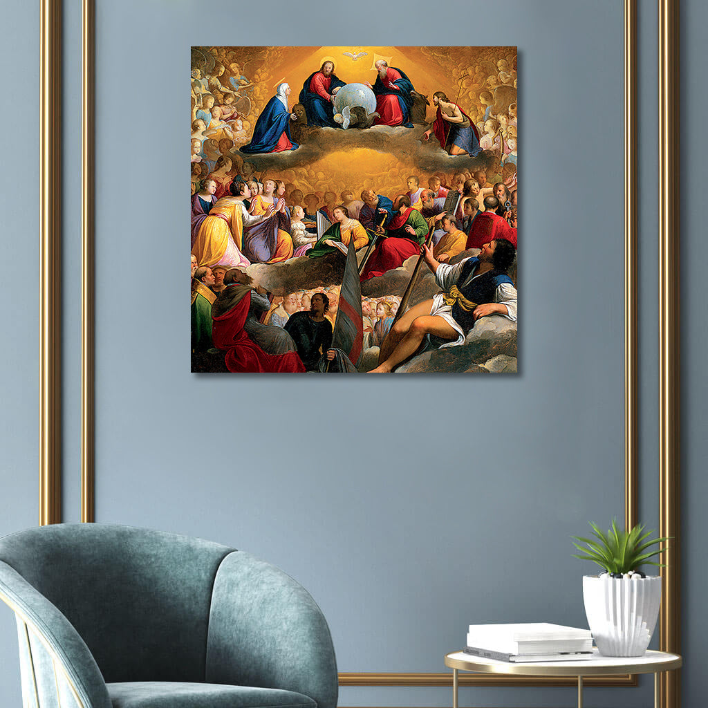 Roman Catholic Church - Unframed Canvas Painting