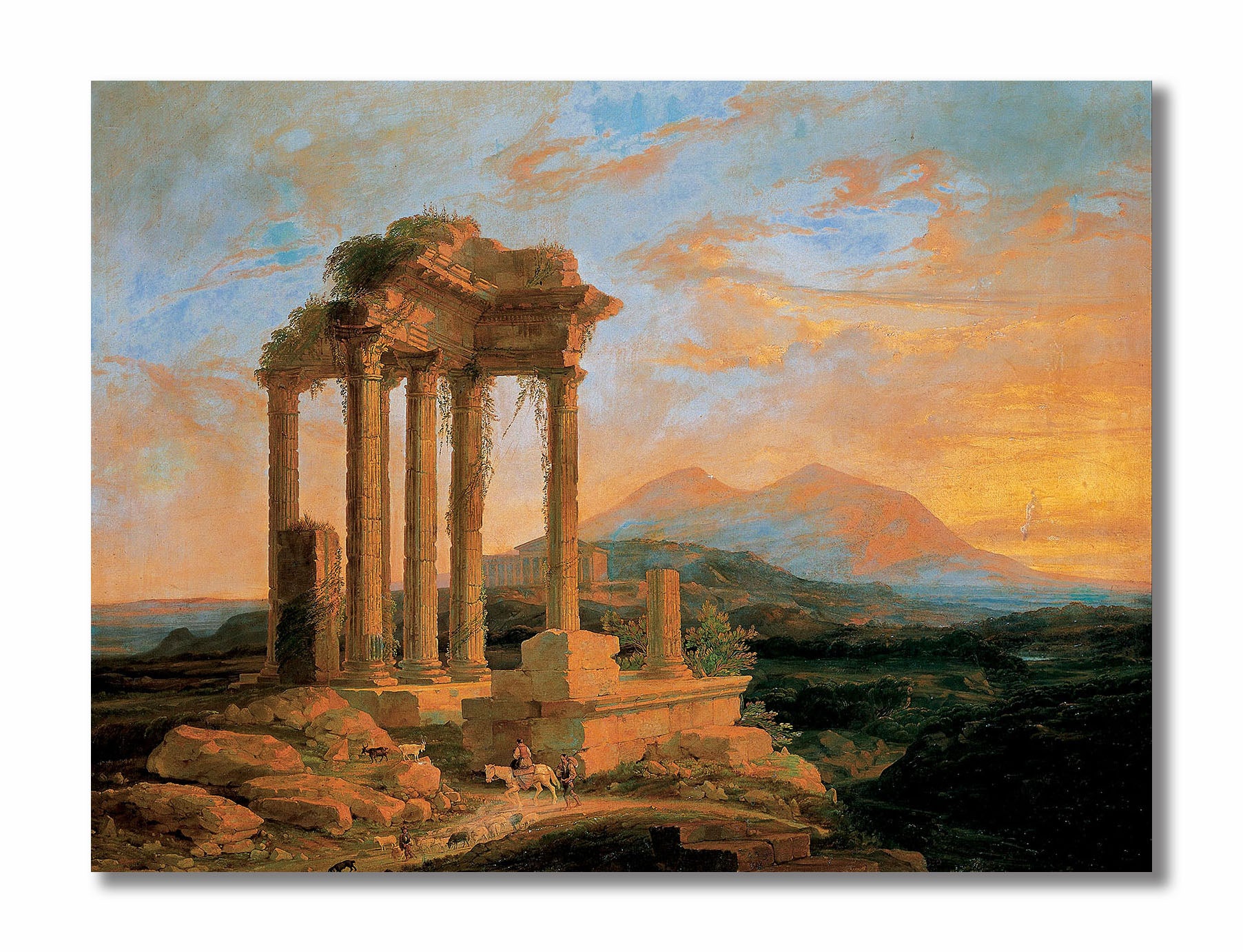 Old Greece - Unframed Canvas Painting