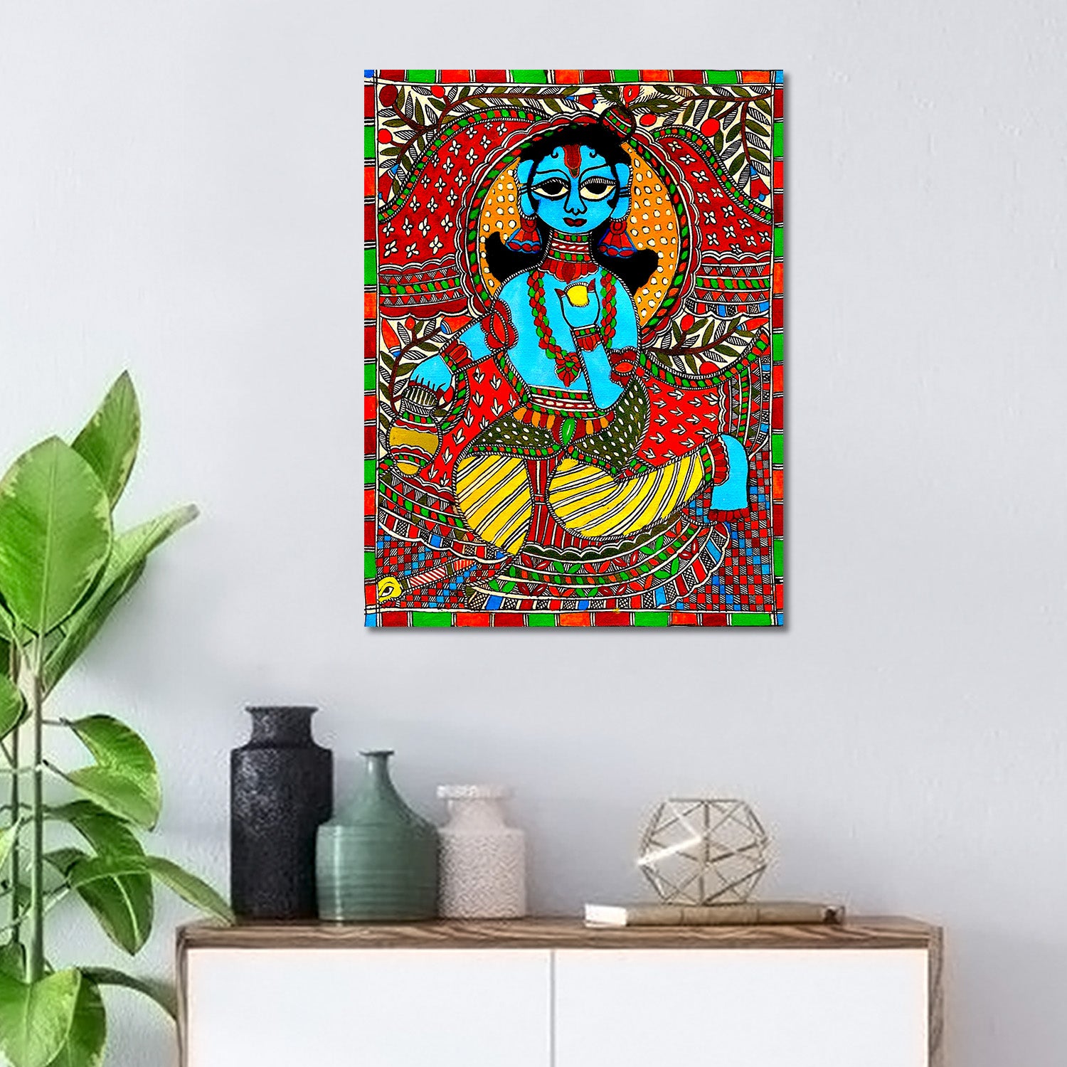 Shiva Shankar - Unframed Canvas Painting