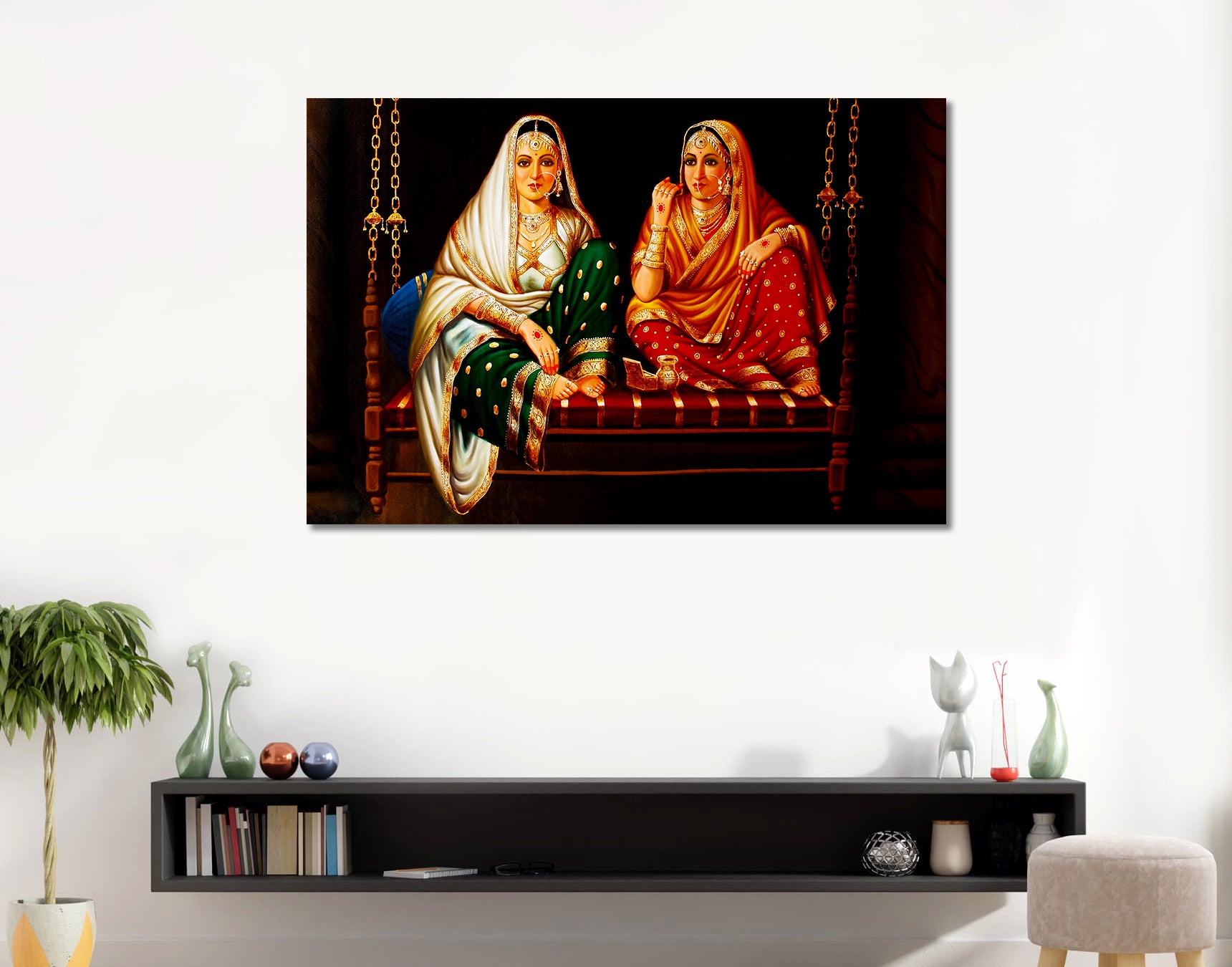 Royal Ladies - Unframed Canvas Painting