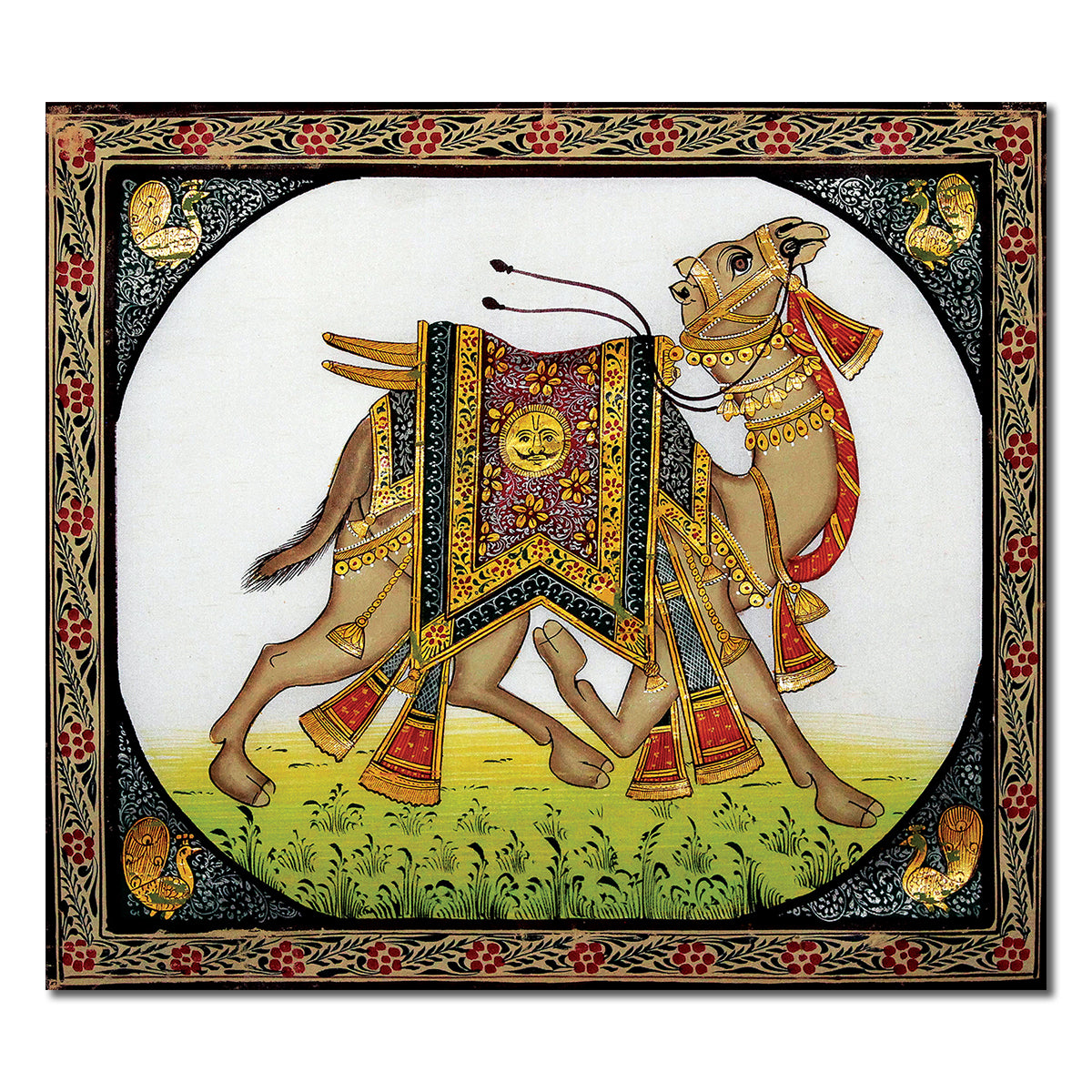 Tamatina-Rajasthani-Canvas-Painting
