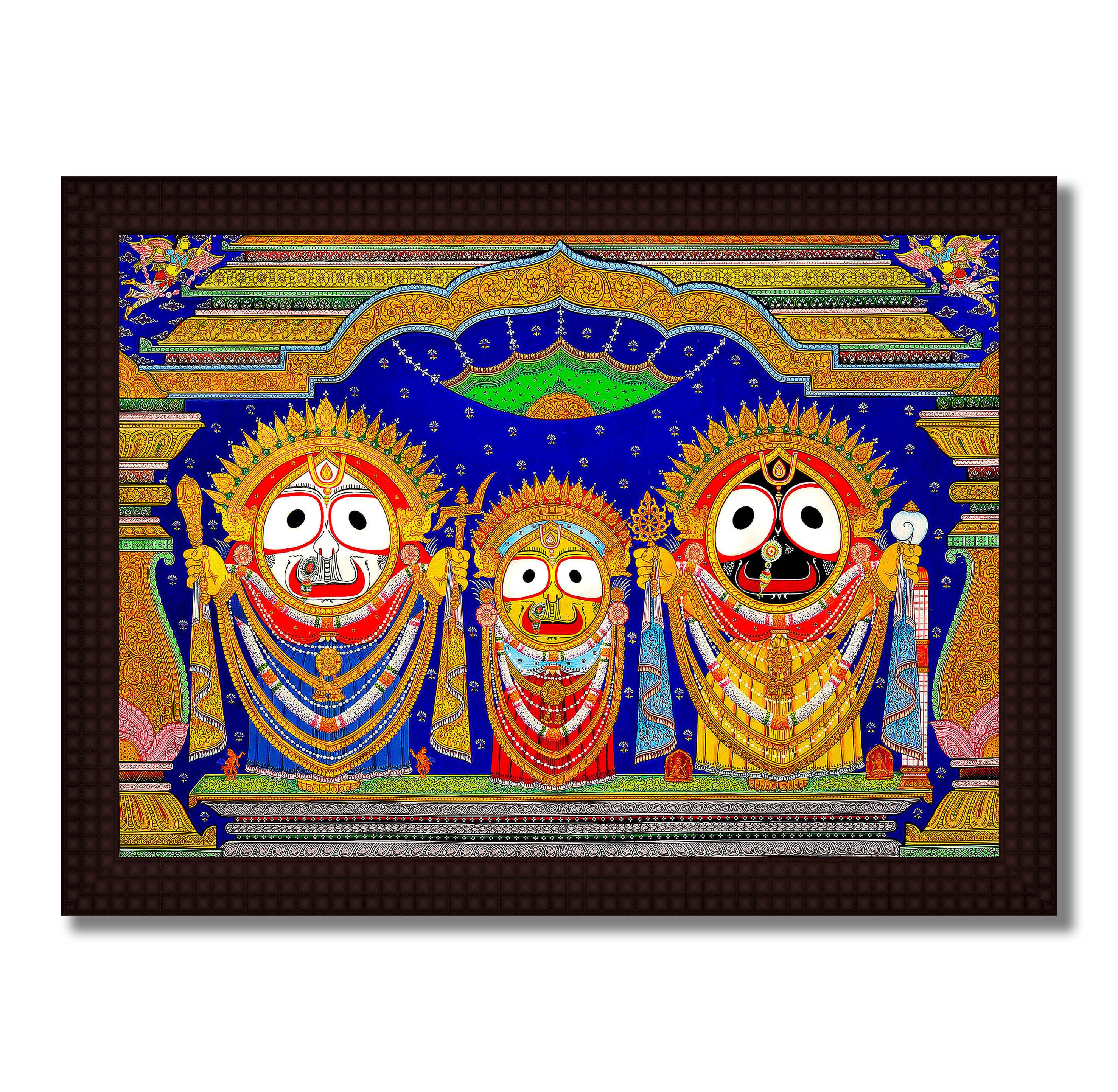 Jai Jagannath- Canvas Painting - Framed