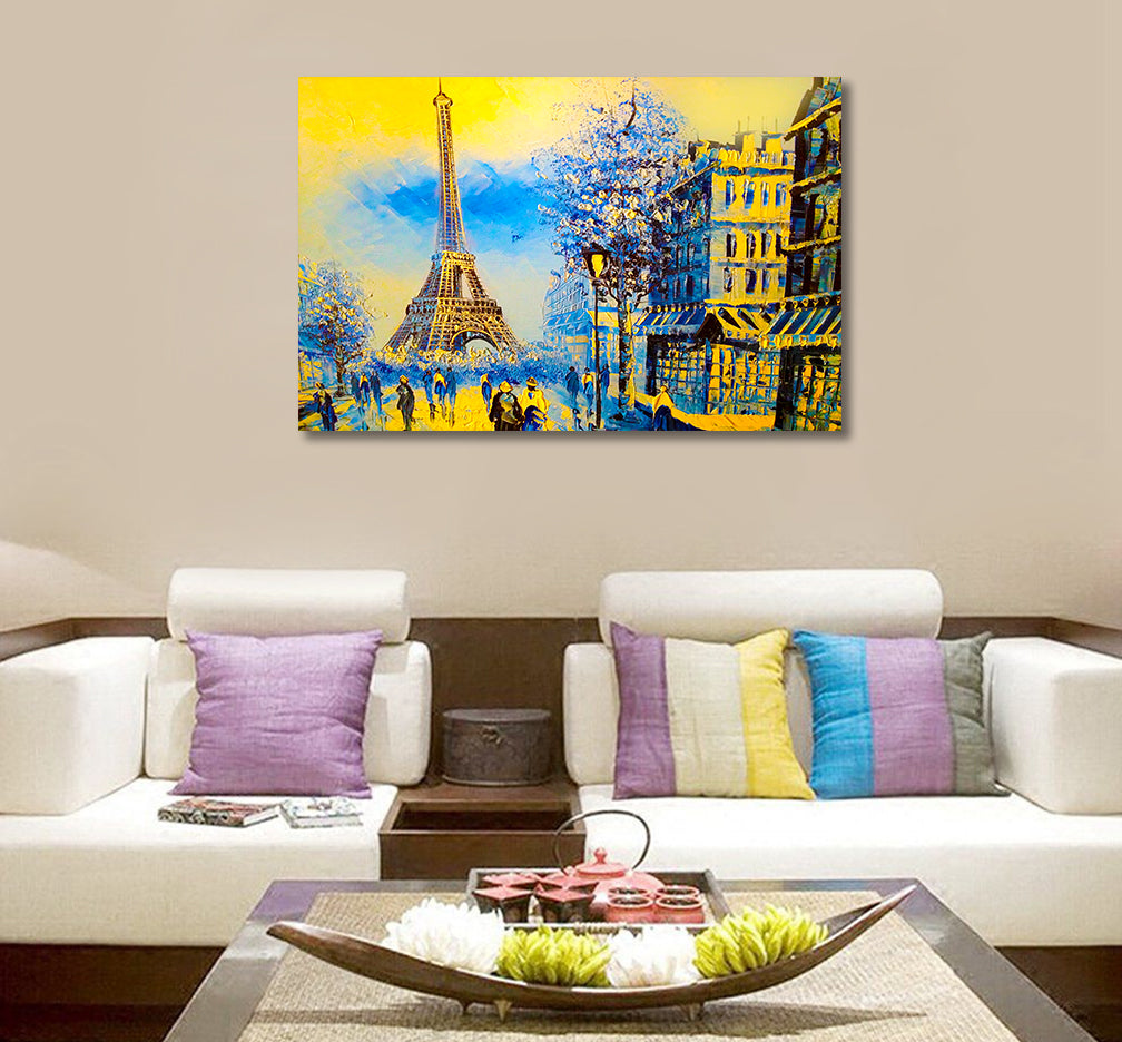 City of Love - Unframed Canvas Painting