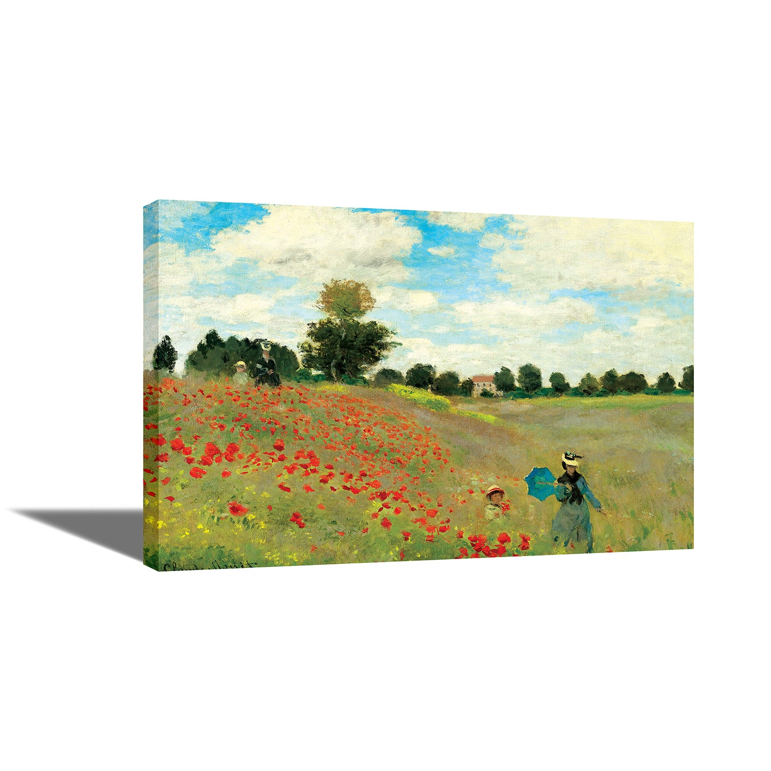 Les Coquelicots - Canvas Painting - Framed