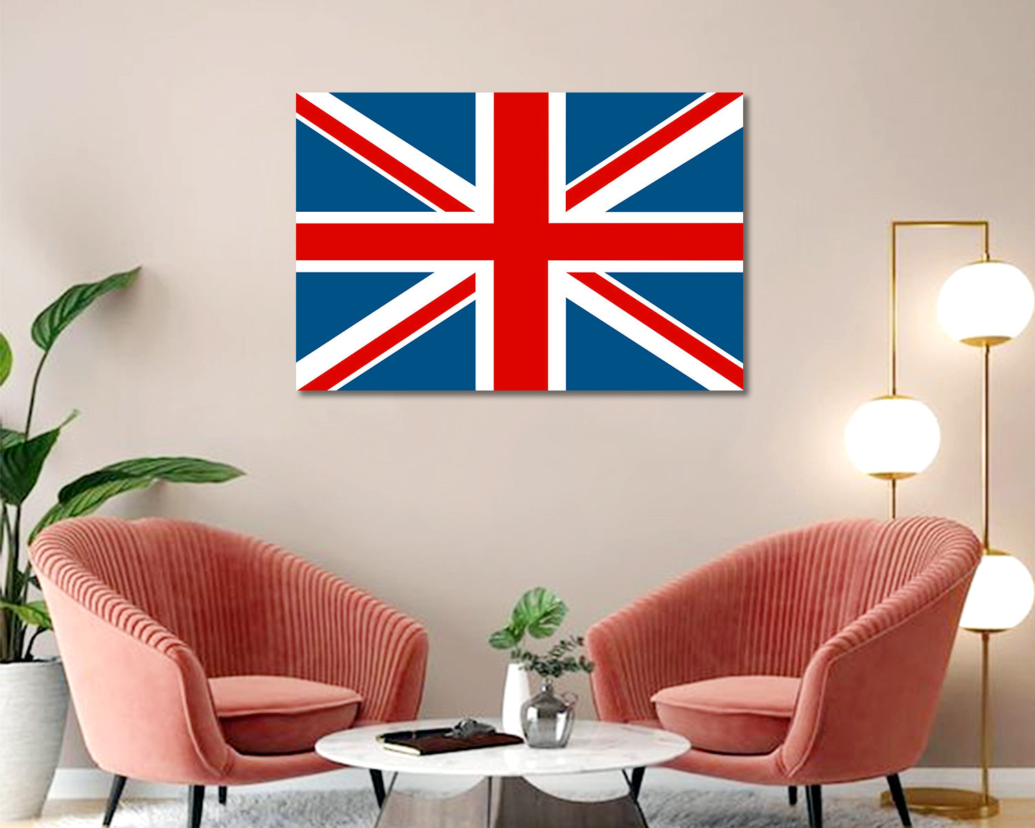 Union Jack - Flag of U.K - Unframed Canvas Painting