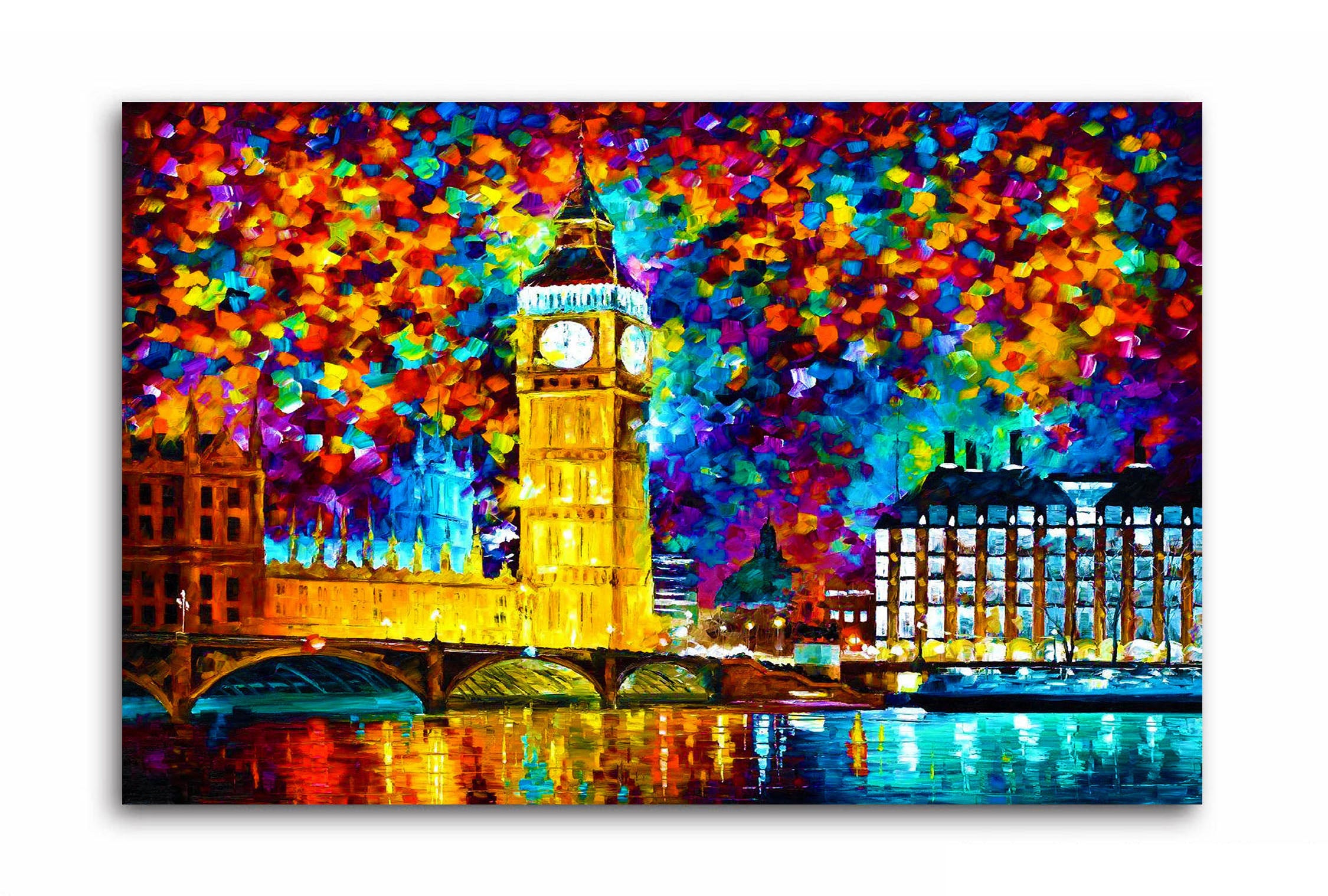 The Big Ben - Unframed Canvas Painting