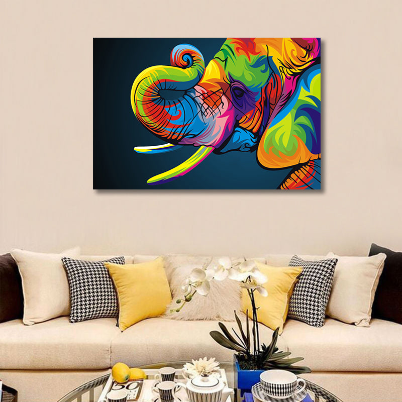 Colorful Africa - Unframed Canvas Painting