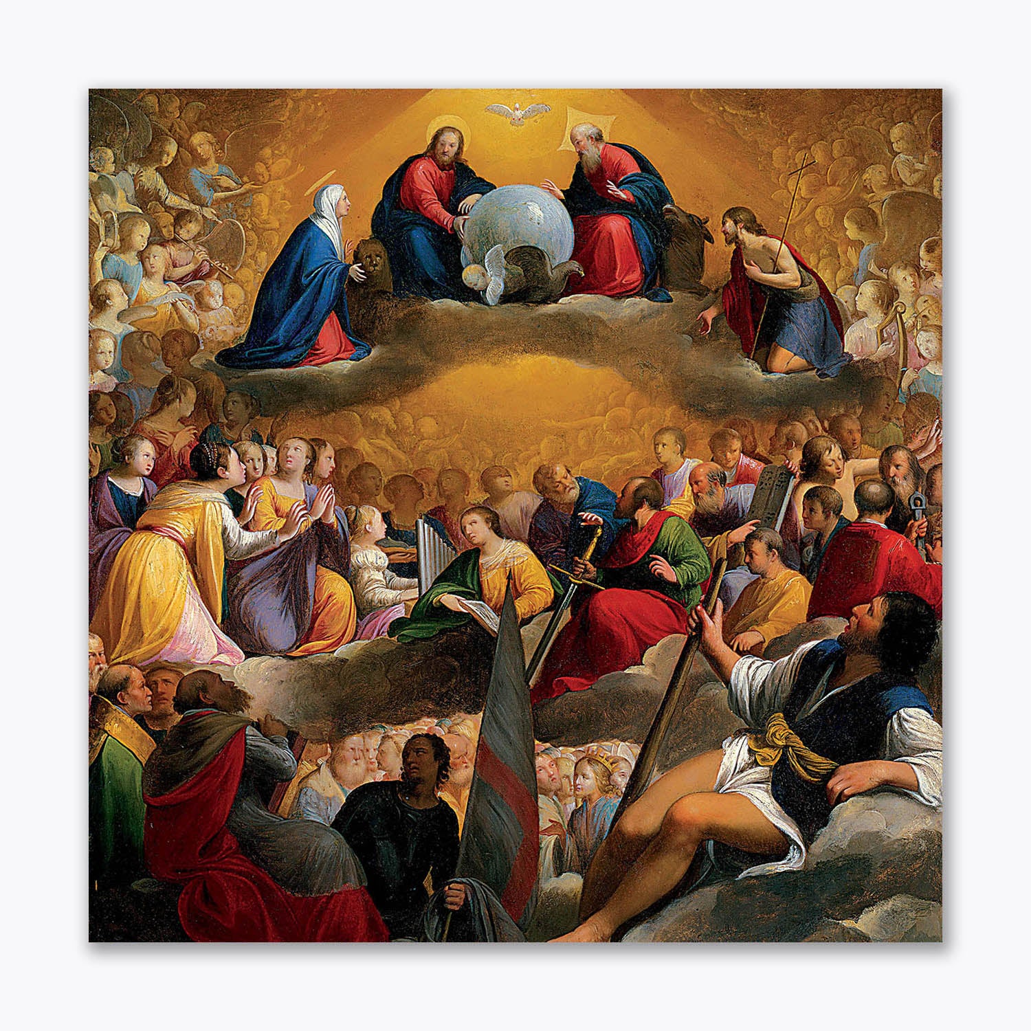 Roman Catholic Church - Unframed Canvas Painting