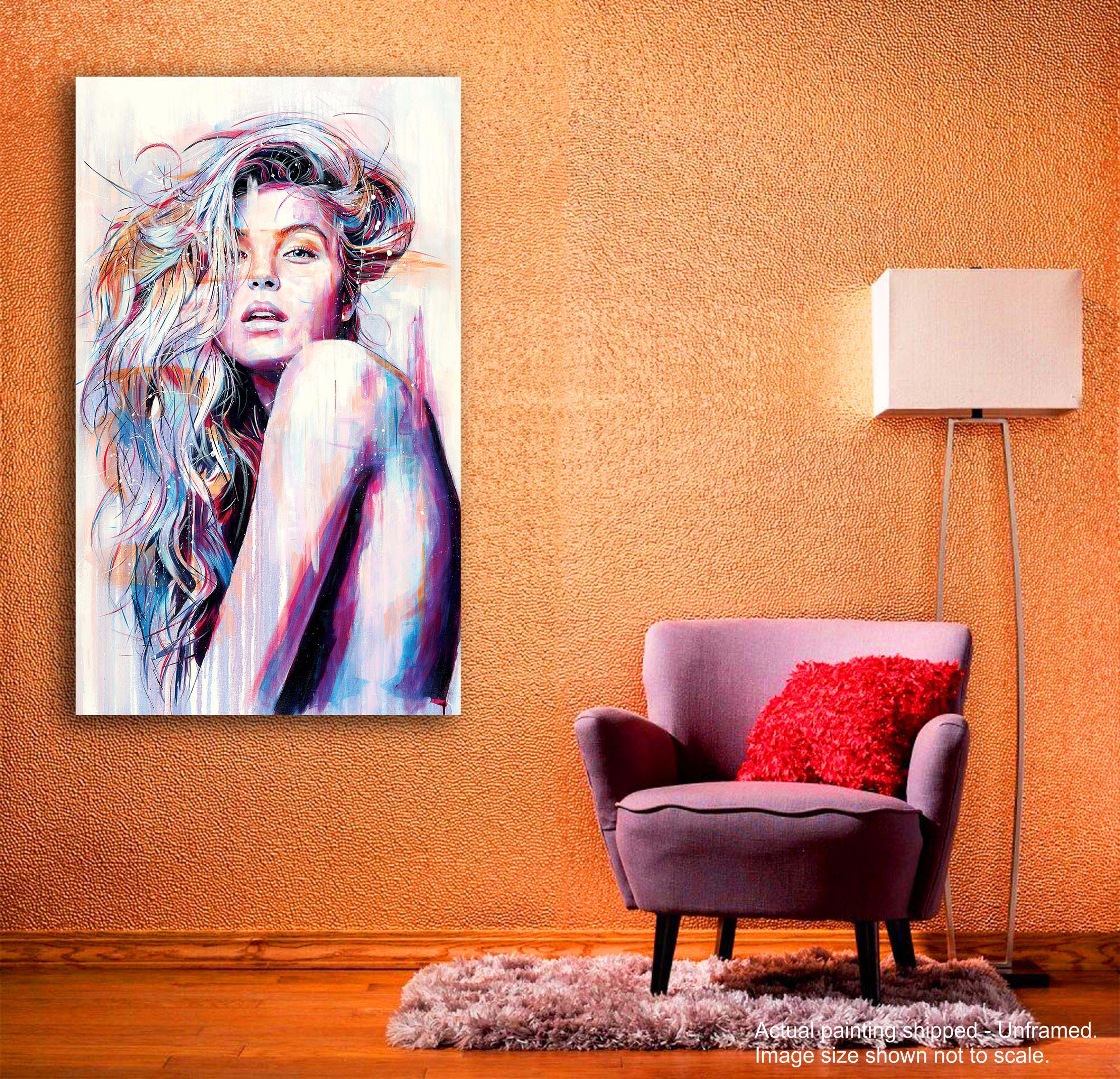 How She Looked in My Dreams - Unframed Canvas Painting