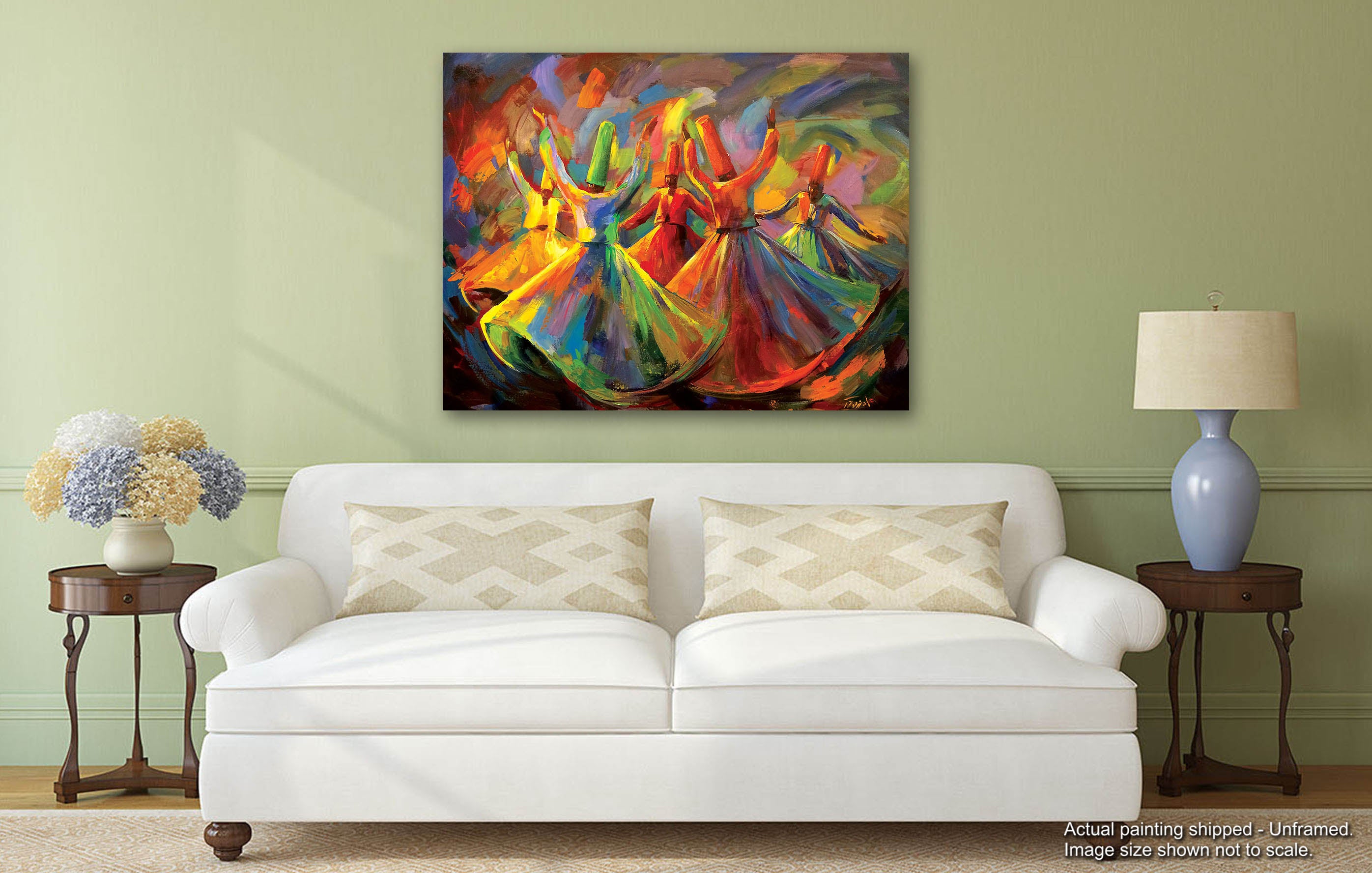 Sufiyana - Unframed Canvas Painting