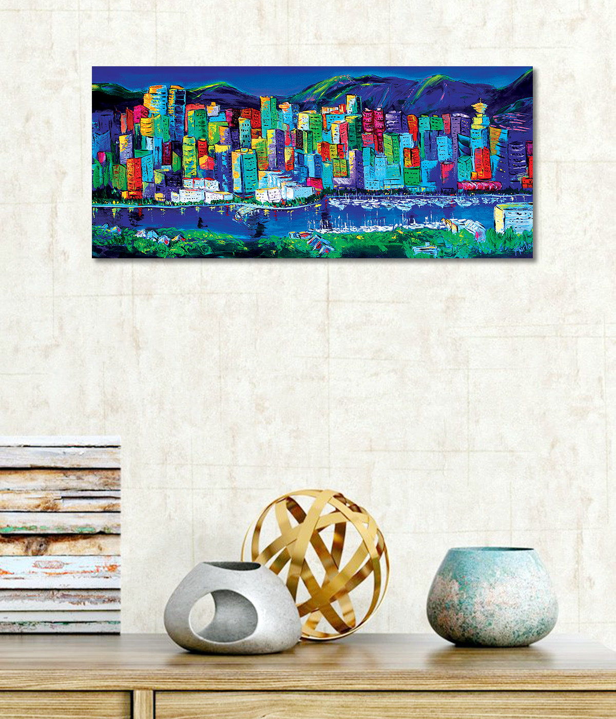 Big City Life - Unframed Canvas Painting