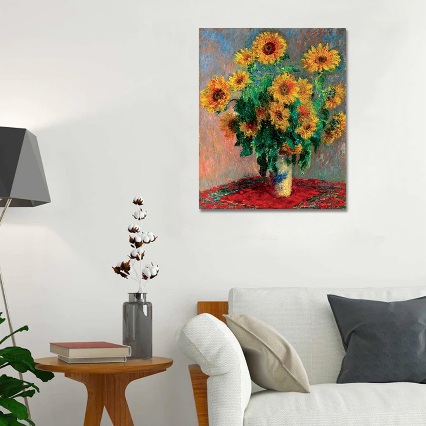 Bouquet of Sunflowers - Unframed Canvas Painting