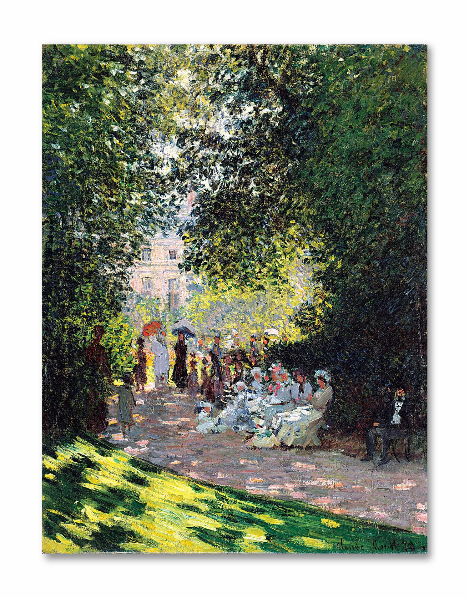 The Parc Monceau - Unframed Canvas Painting