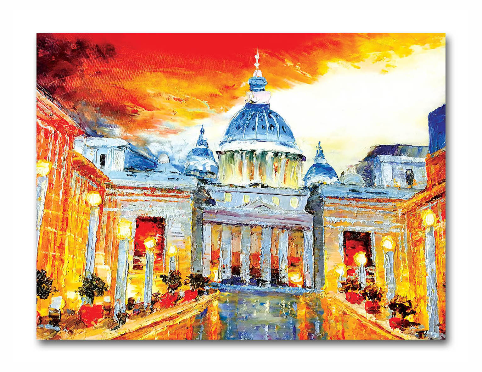 A Royal Palace - Unframed Canvas Painting