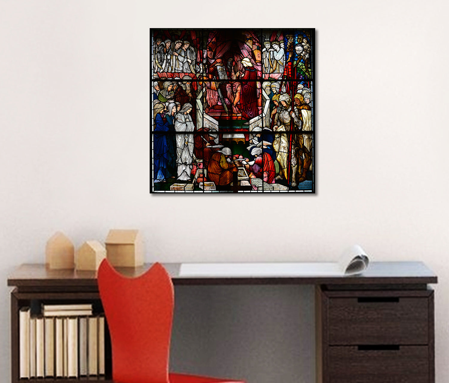 Court of Jesus - Unframed Canvas Painting