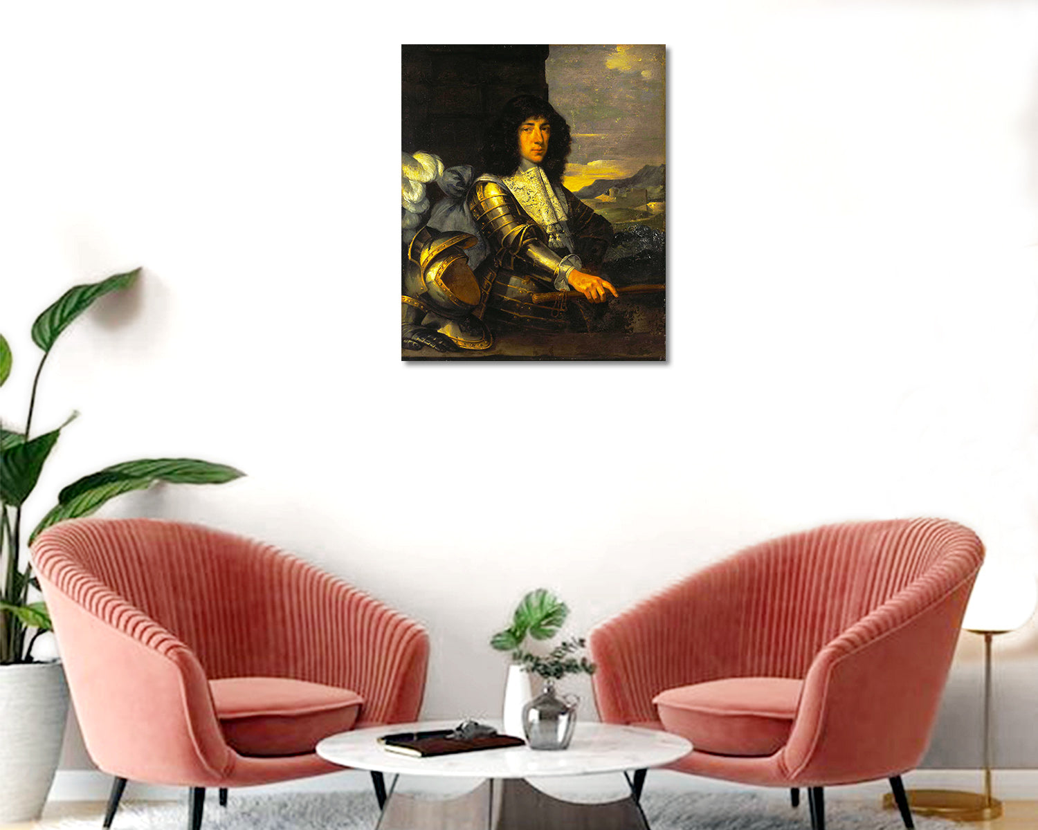 Man in Armour - Unframed Canvas Painting