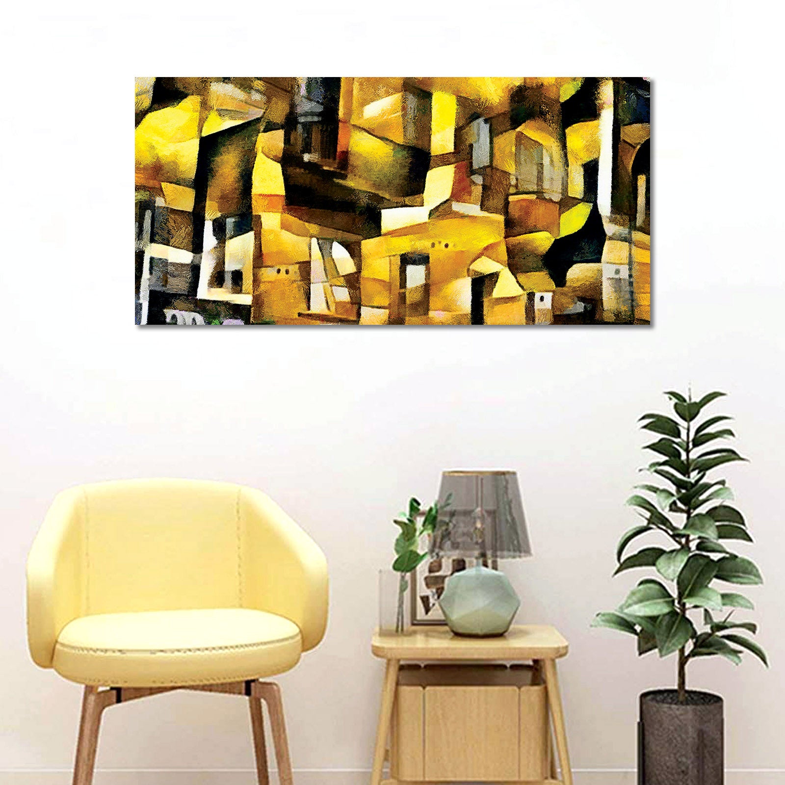 Urban architecture - Unframed Canvas Painting