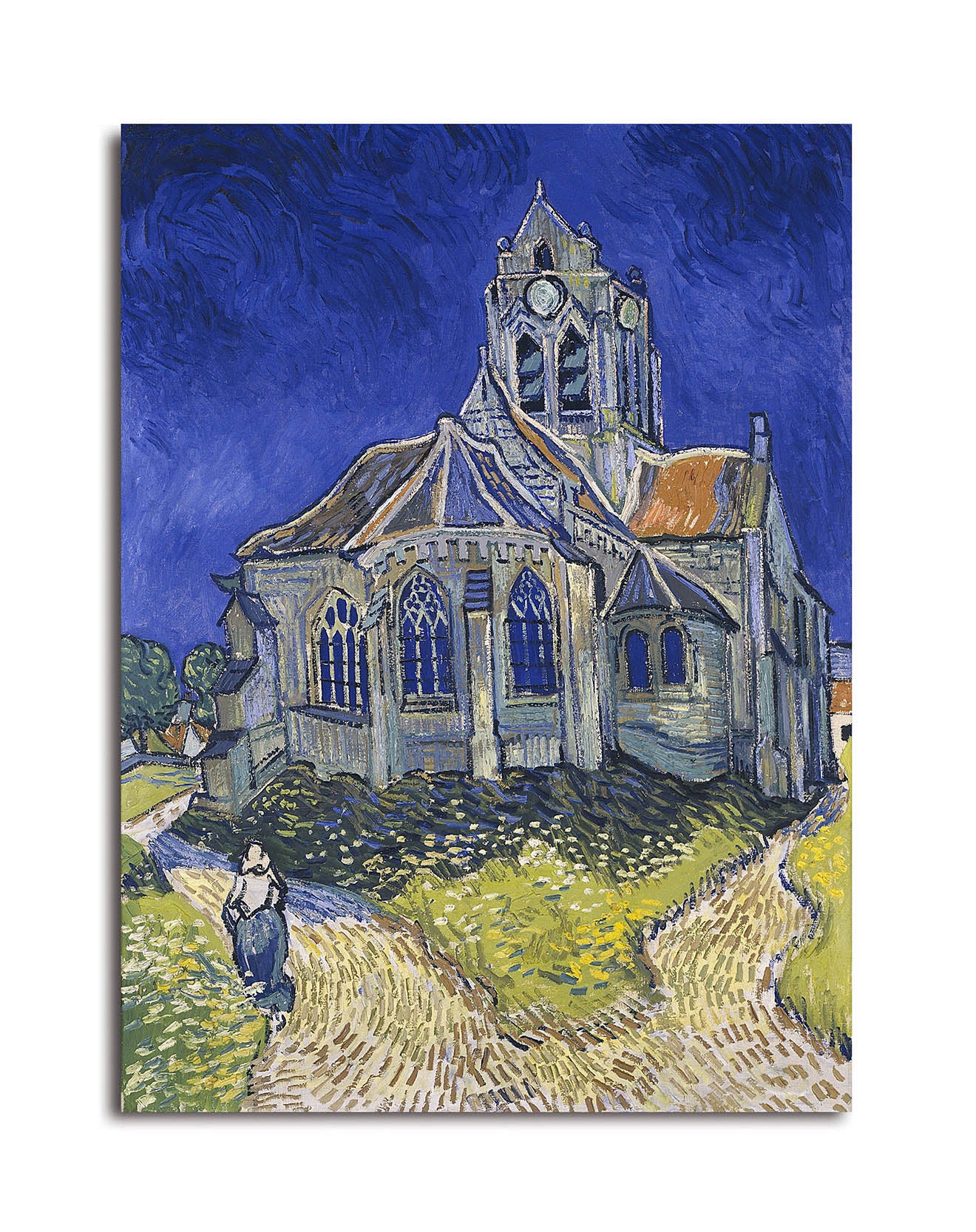 The Church at Auvers - Unframed Canvas Painting