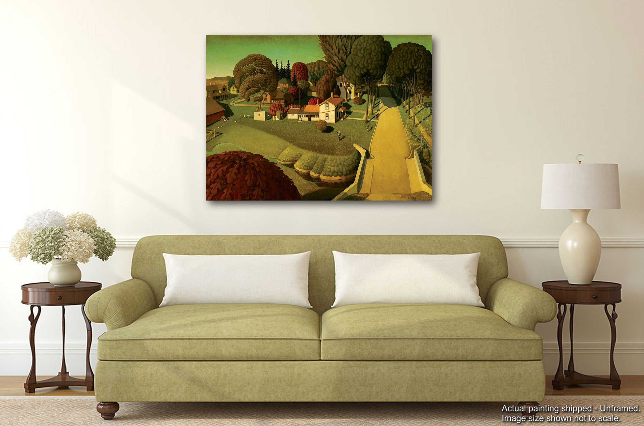 Hometown - Unframed Canvas Painting