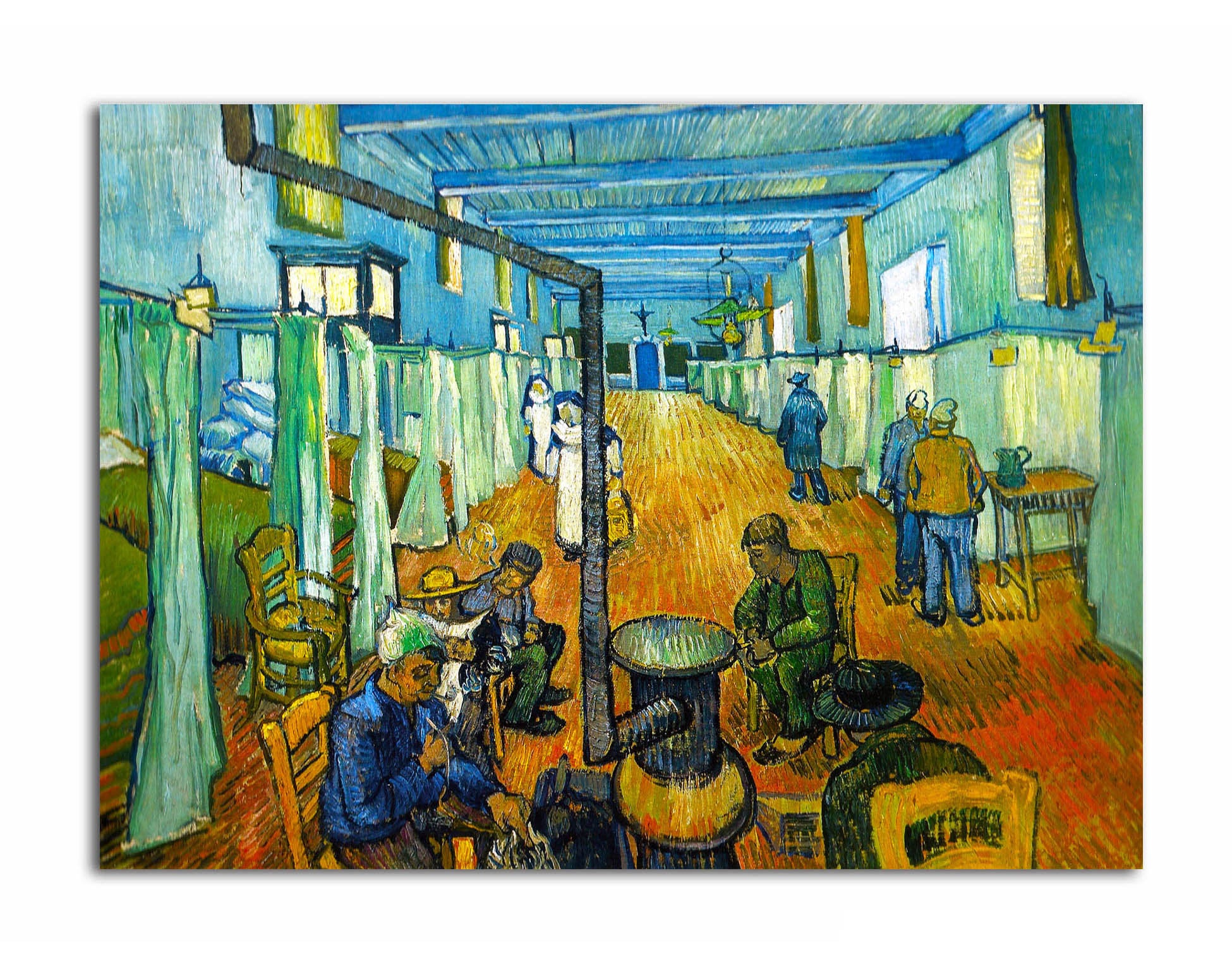 Ward in the Hospital in Arles - Unframed Canvas Painting
