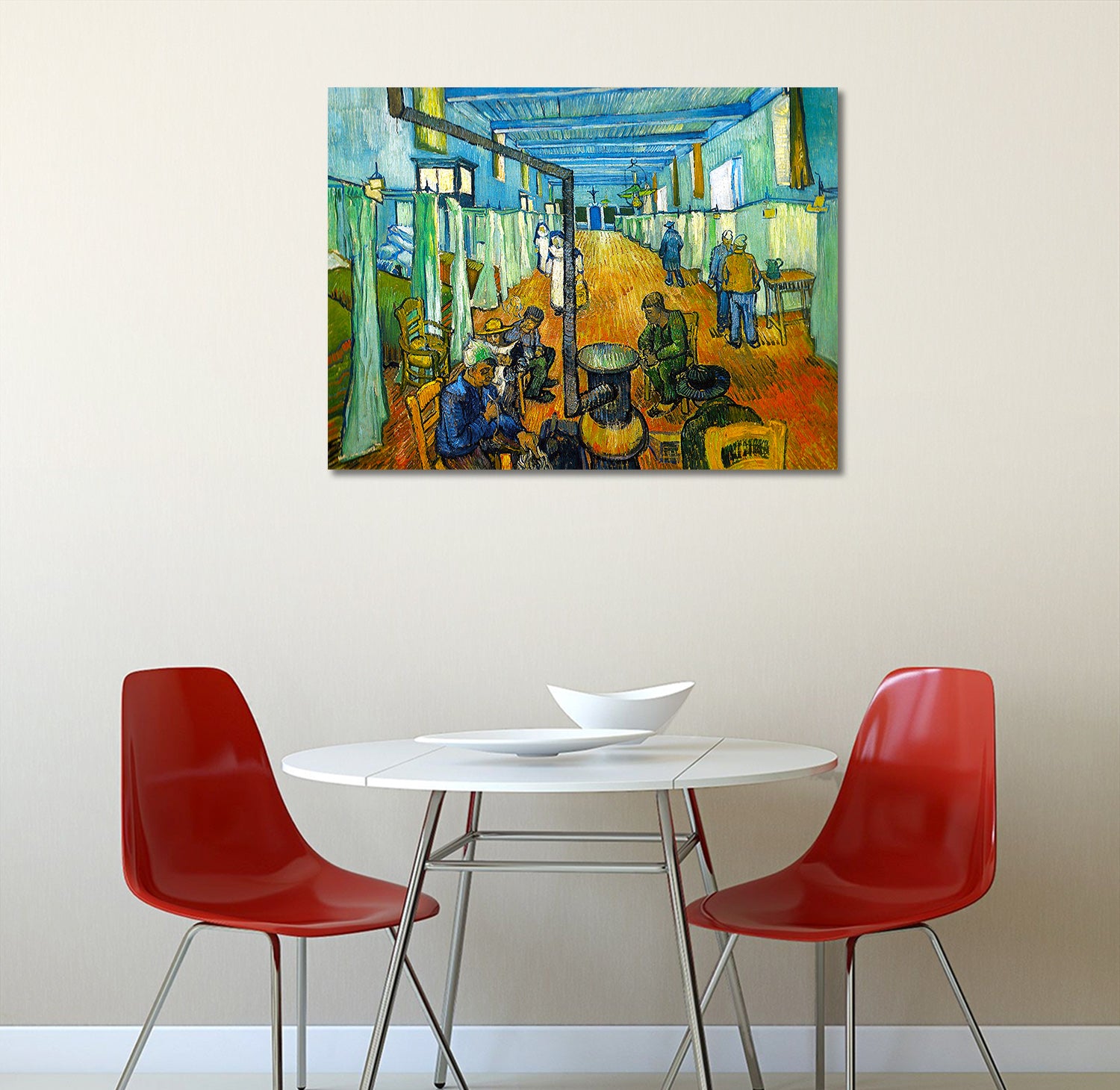 Ward in the Hospital in Arles - Unframed Canvas Painting