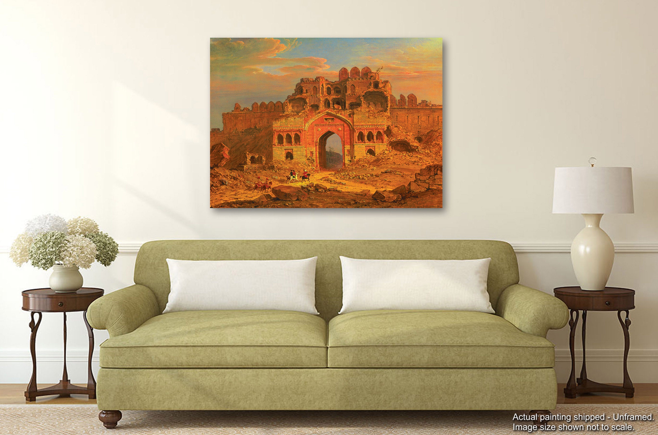 Ancient Time - Unframed Canvas Painting