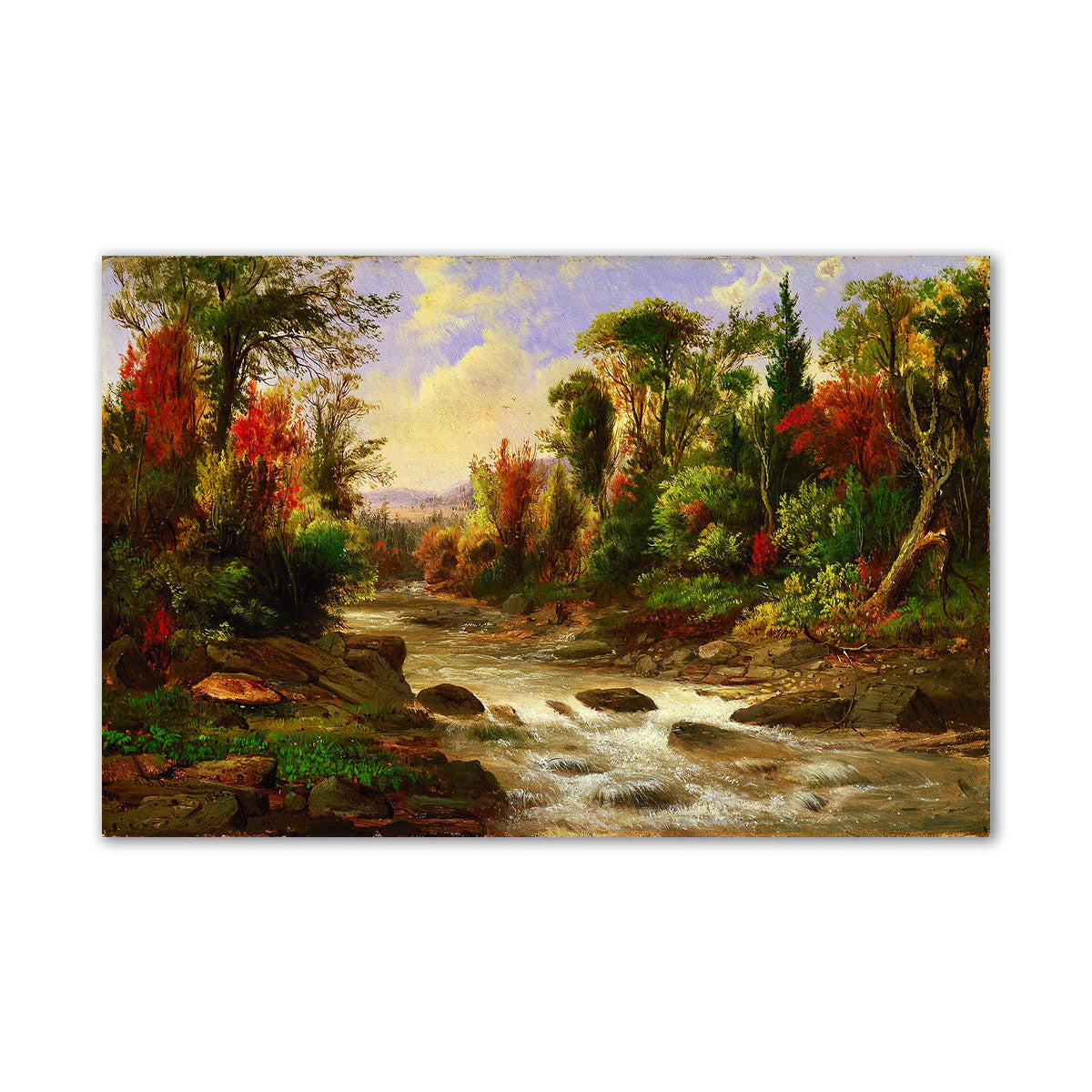 Beautiful Forest - Unframed Canvas Painting