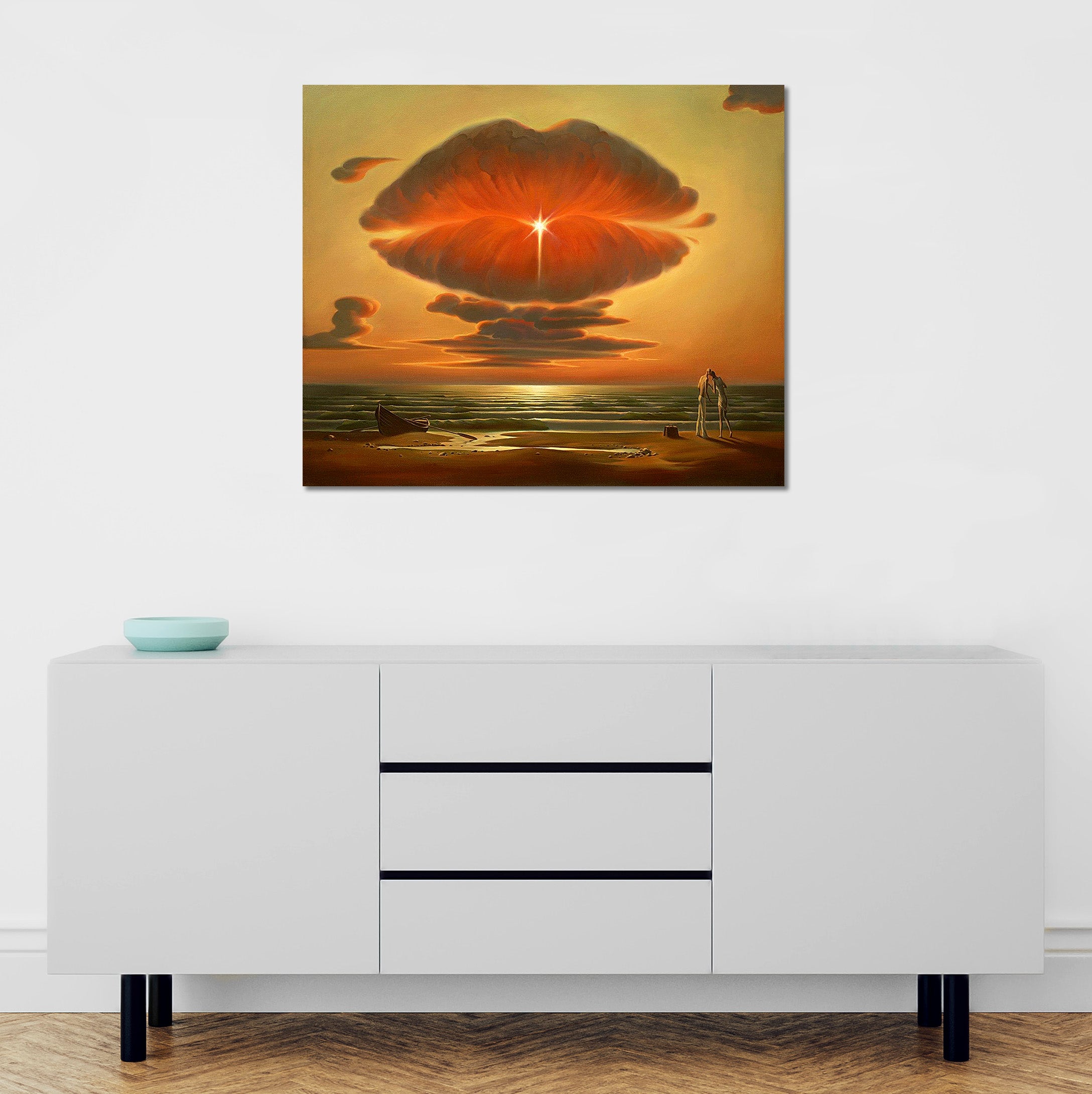 Kiss the Sun - Unframed Canvas Painting