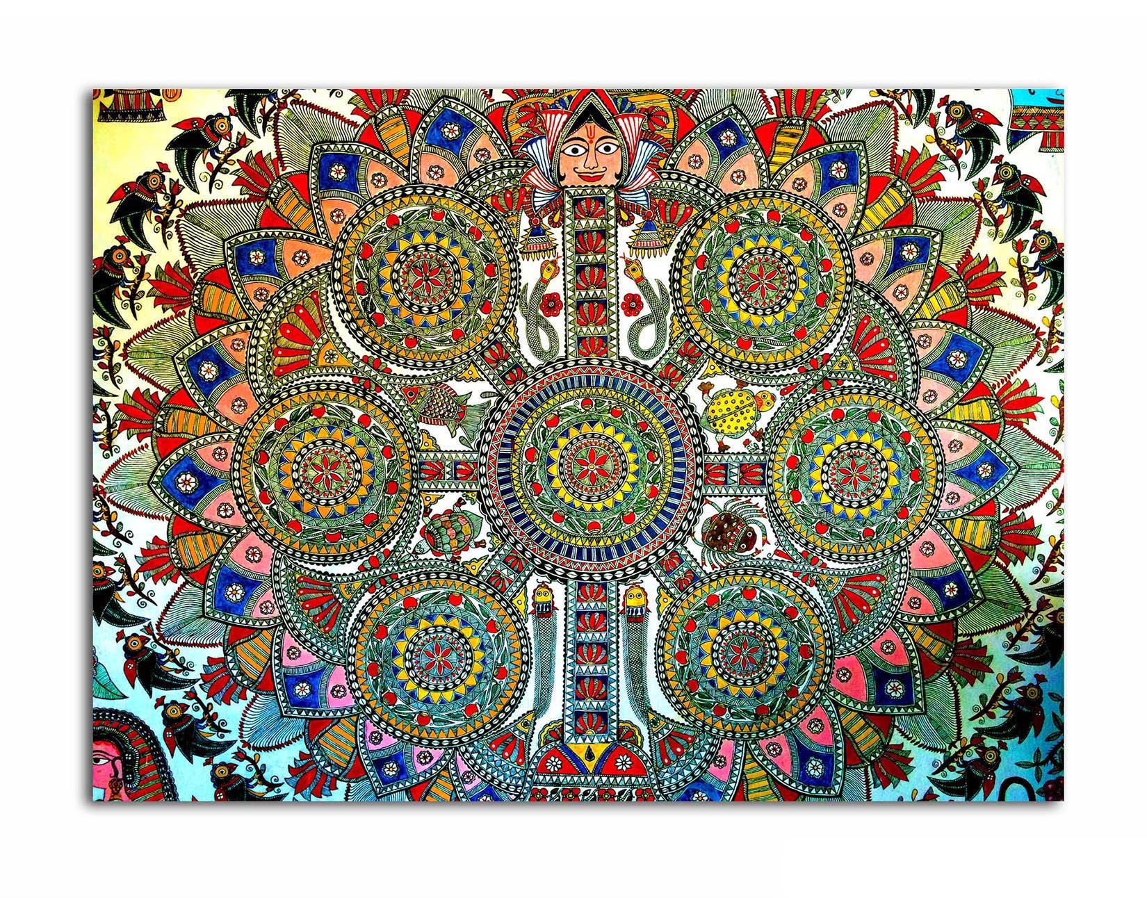 The Chakra of Life - Unframed Canvas Painting