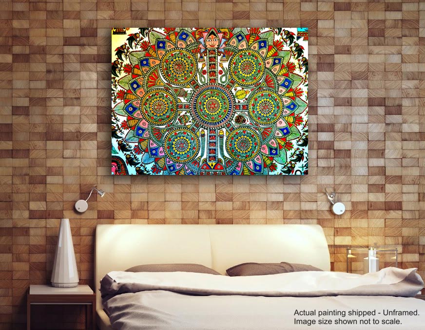 The Chakra of Life - Unframed Canvas Painting