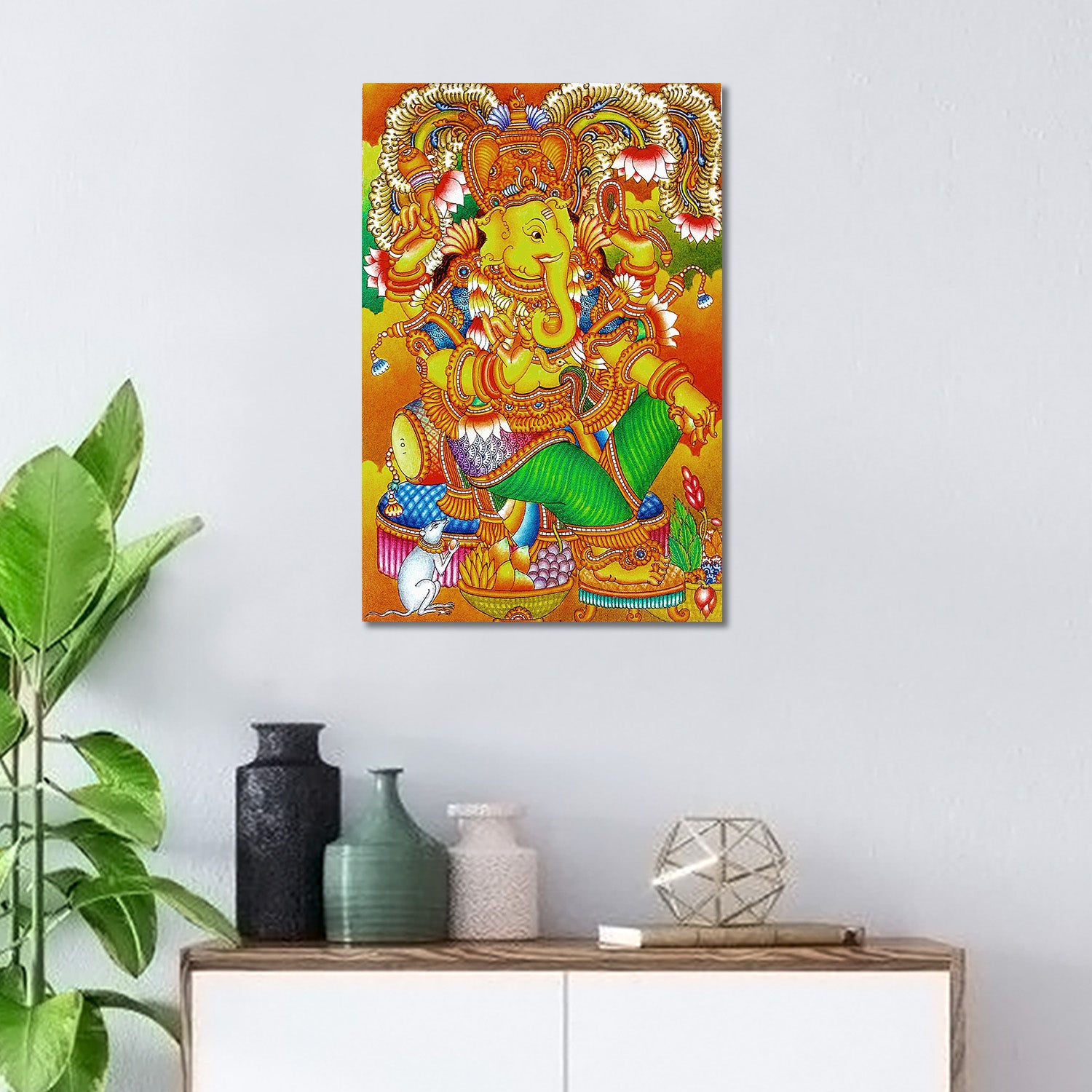 Sri Ganesh - Unframed Canvas Painting