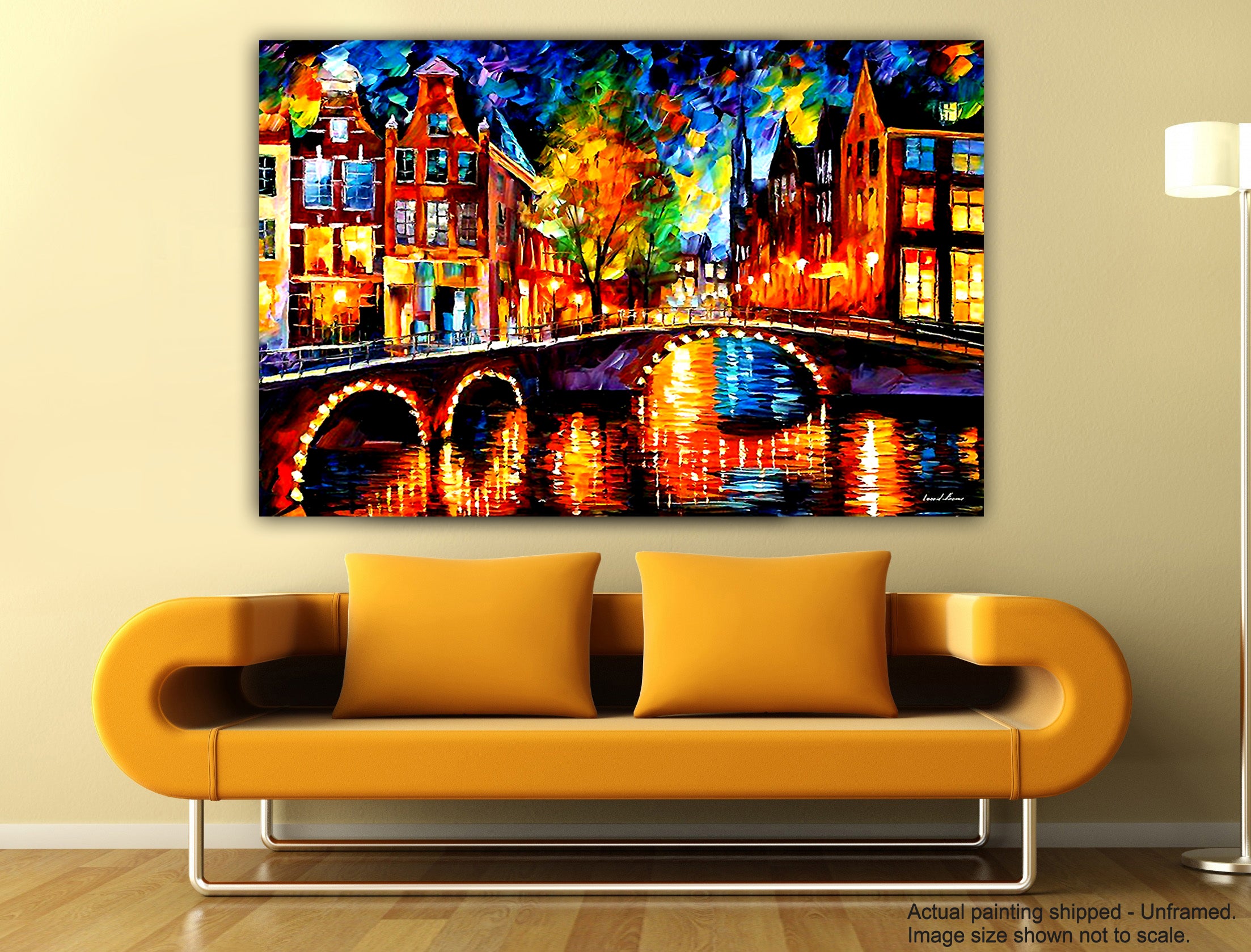 Water ways - Unframed Canvas Painting