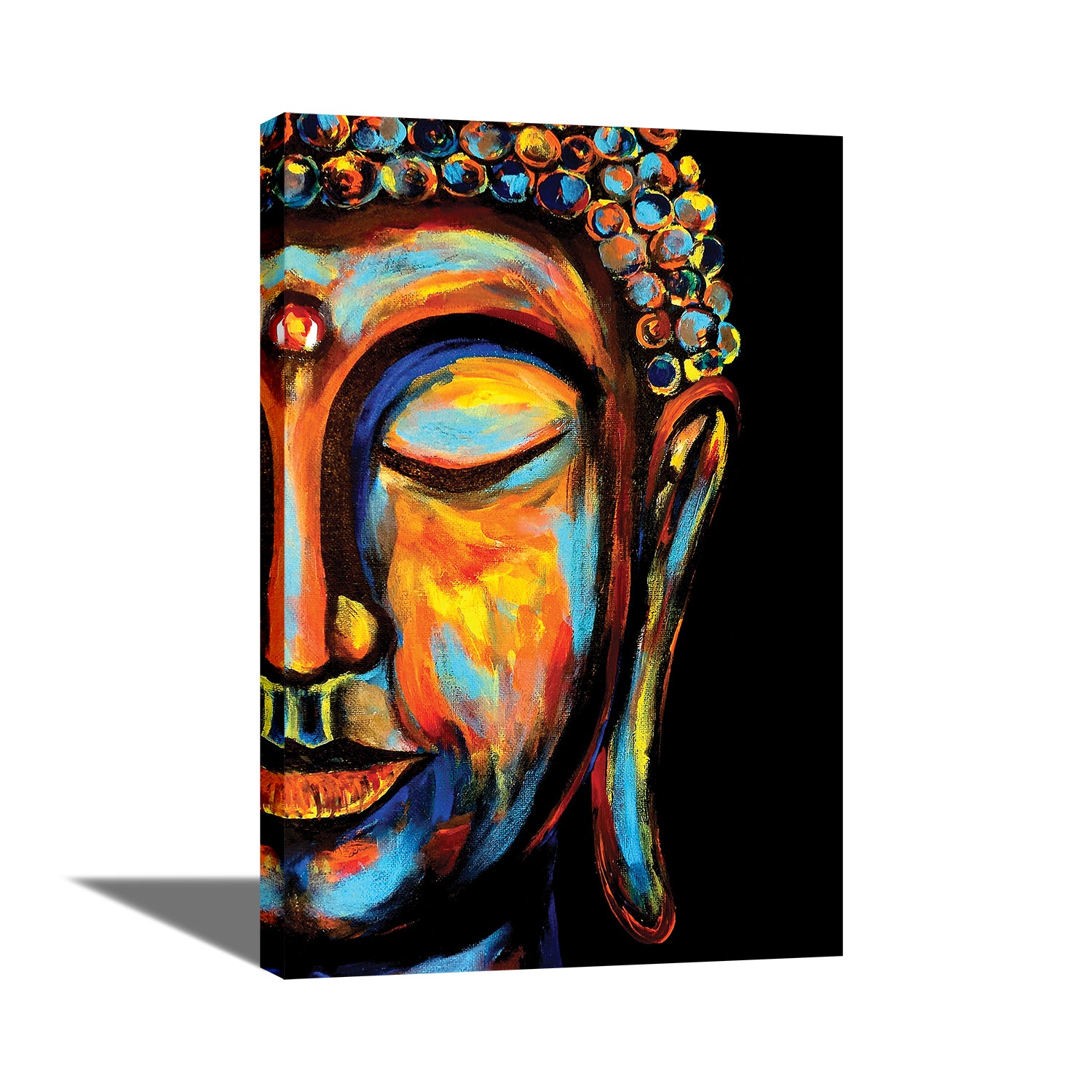 In Search of Buddha - Canvas Painting - Framed