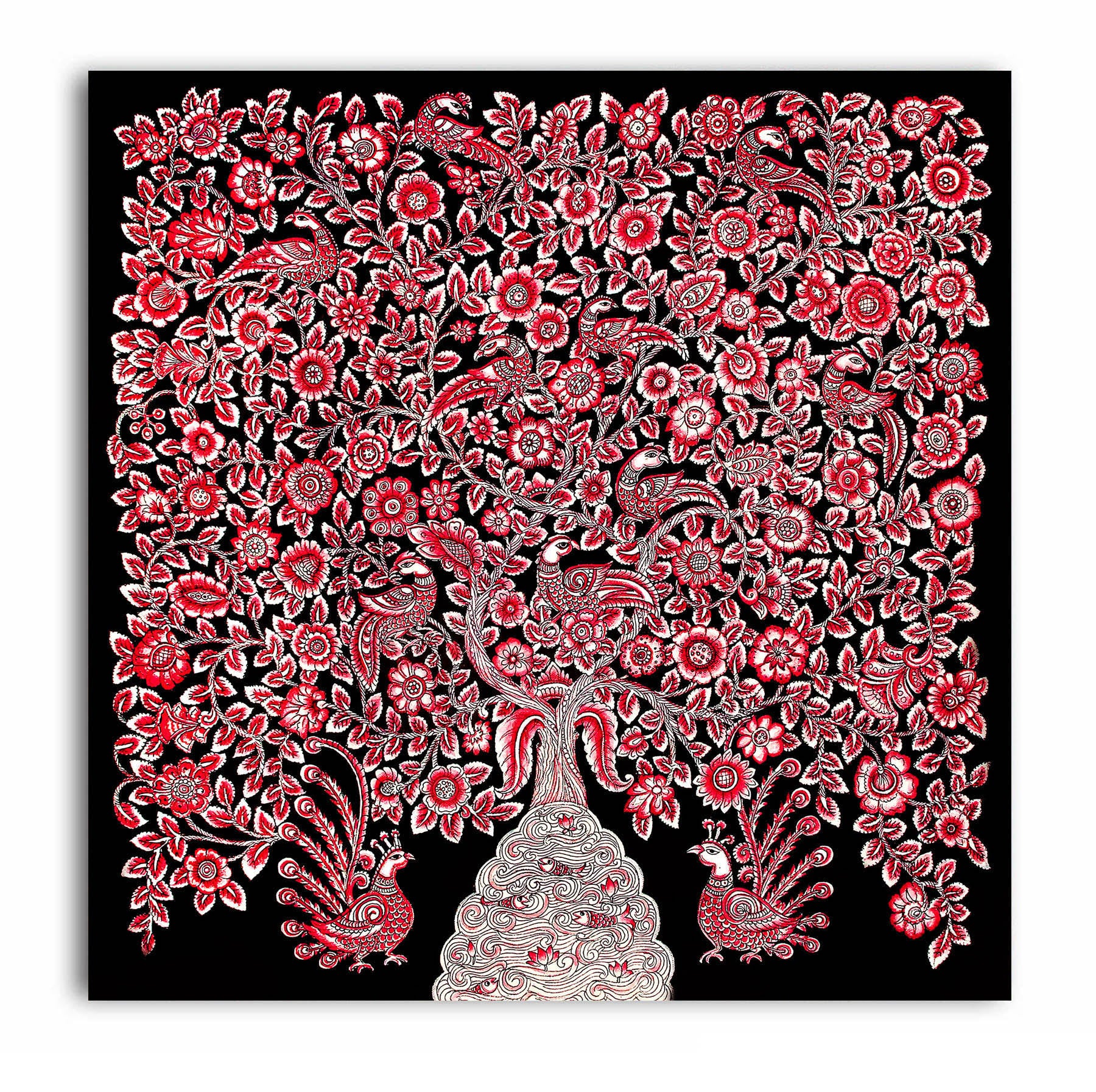 Pink Tree - Unframed Canvas Painting