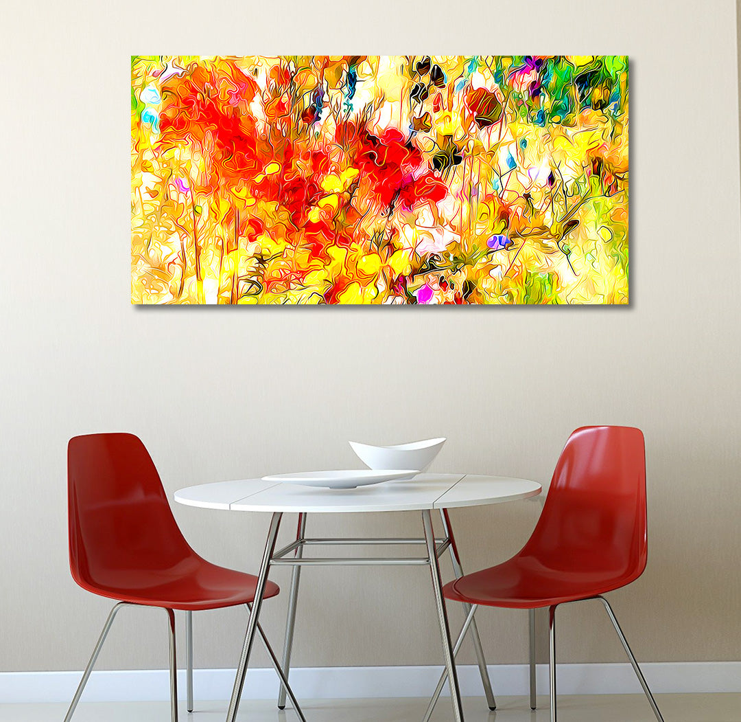 Yellow Tulips - Unframed Canvas Painting