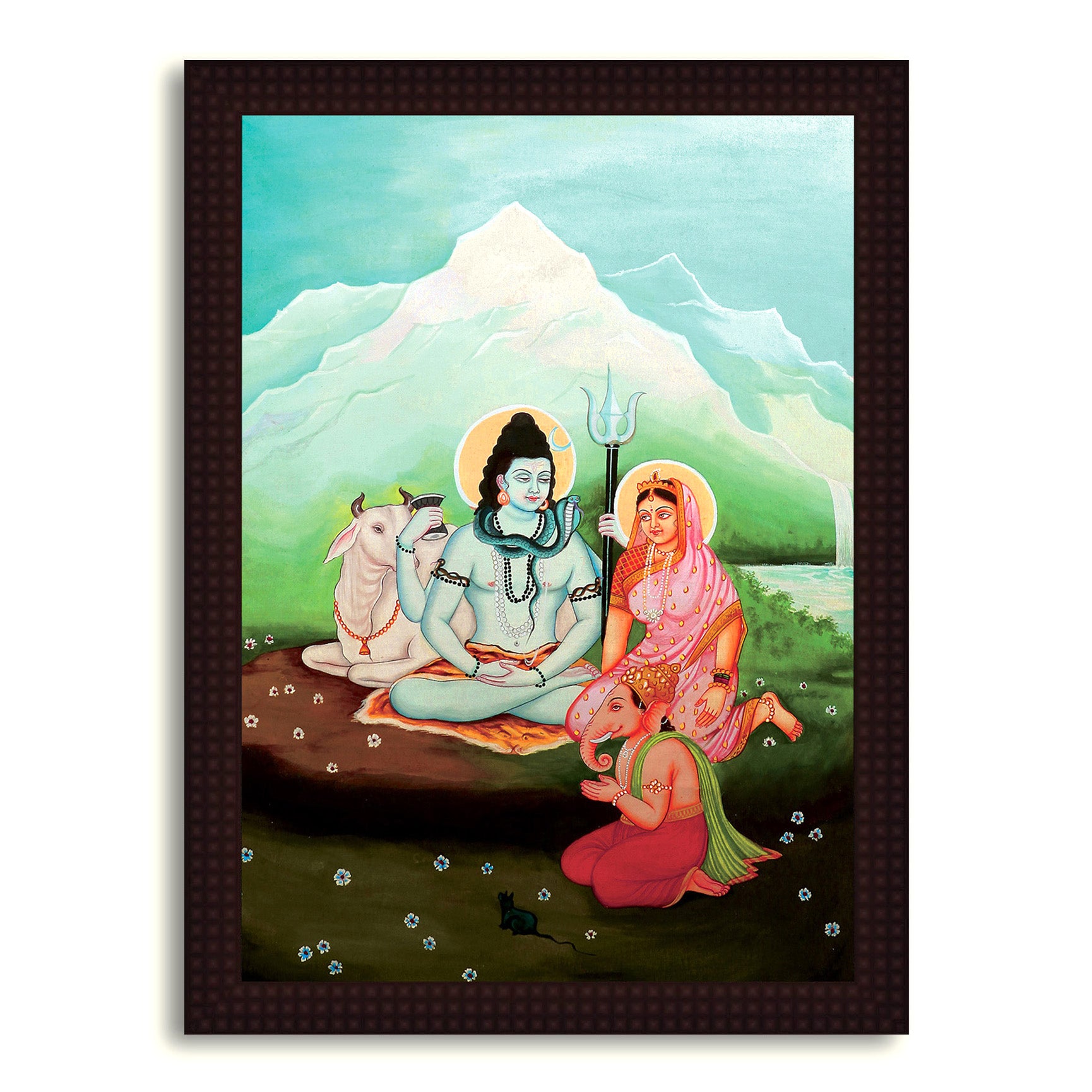 Lord Shiva Parvati & Ganesh