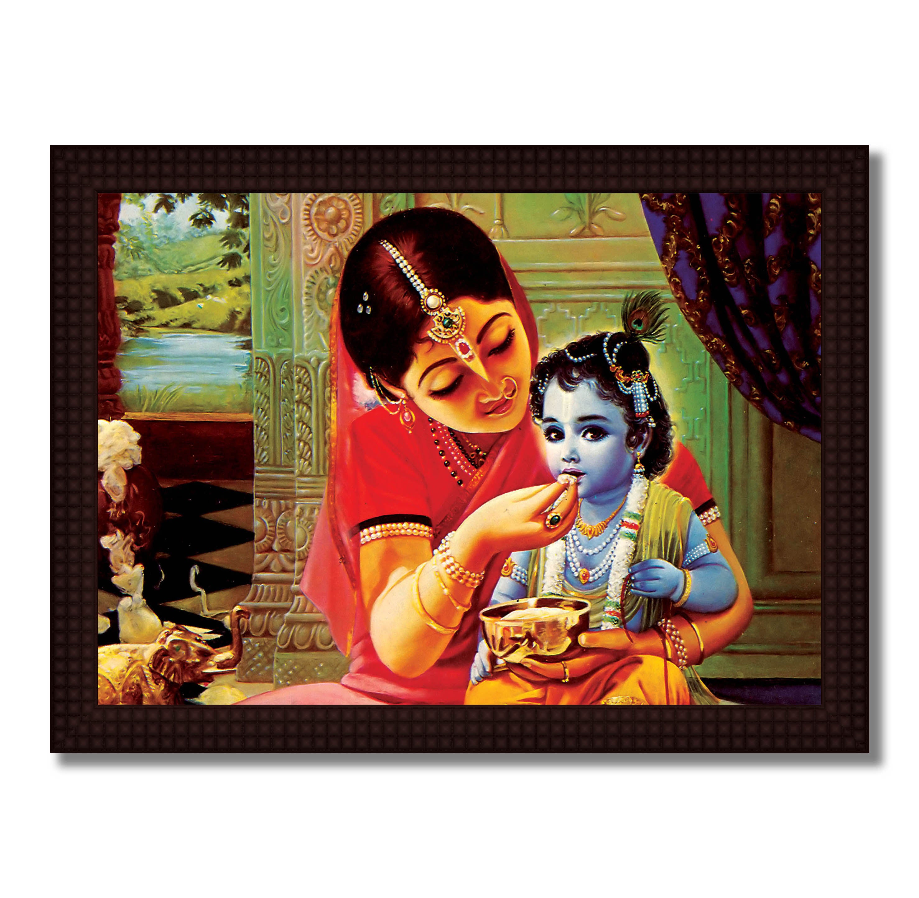 Shri Krishna With Maa Yashoda