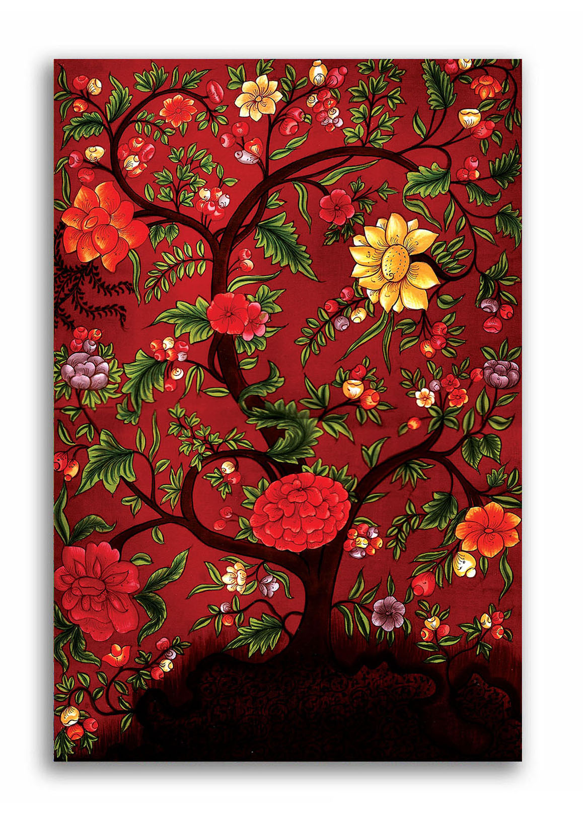 Flower Tree  - Canvas Painting - Unframed