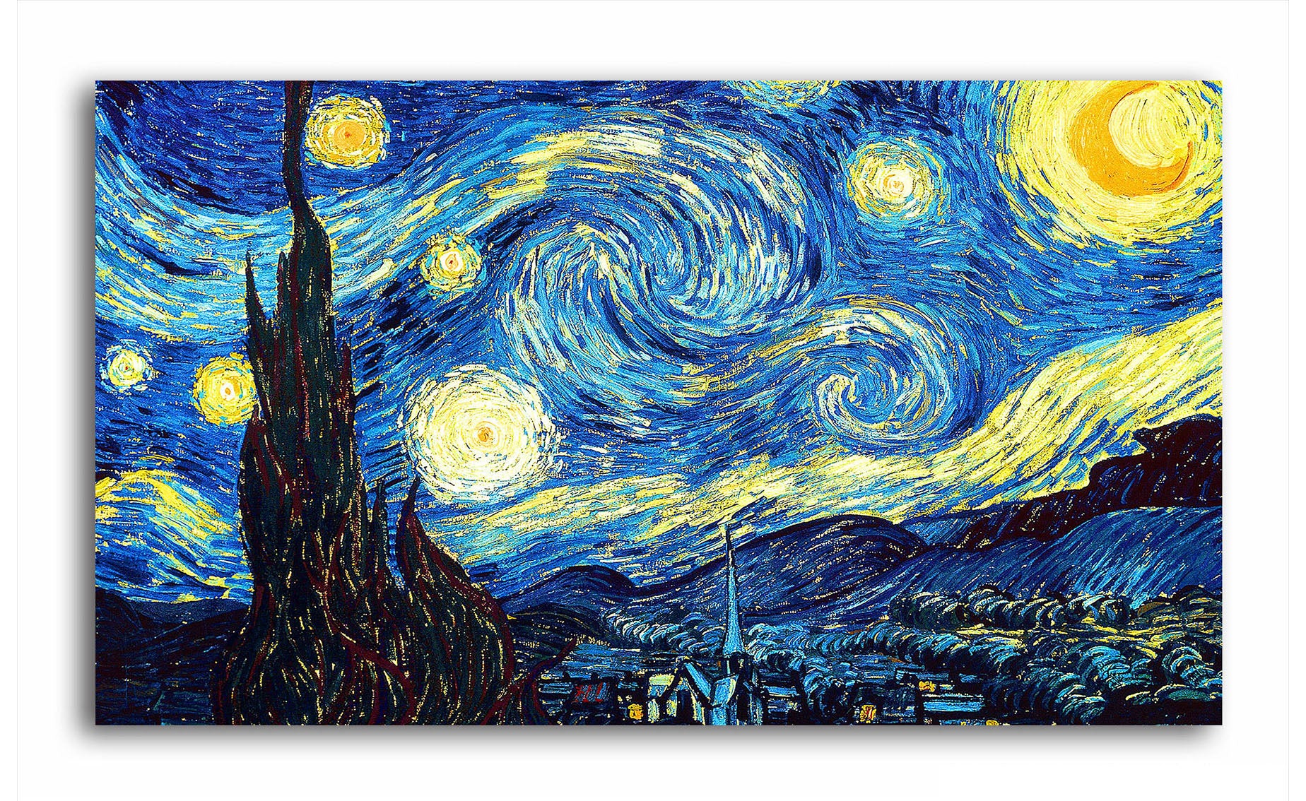 The Starry Night Art for Home Decor - Unframed Canvas Painting