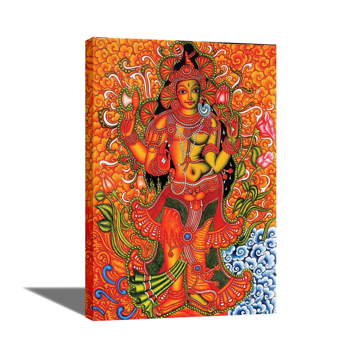 ArdhNarishvara Shiva - Canvas Painting - Framed