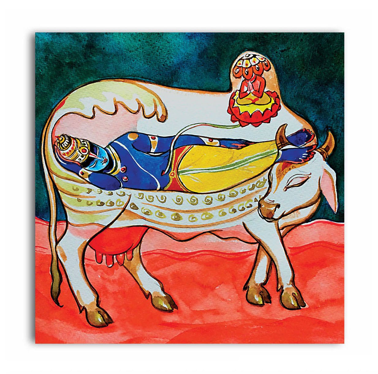 Traditional PhadPaintings - Unframed Canvas Painting