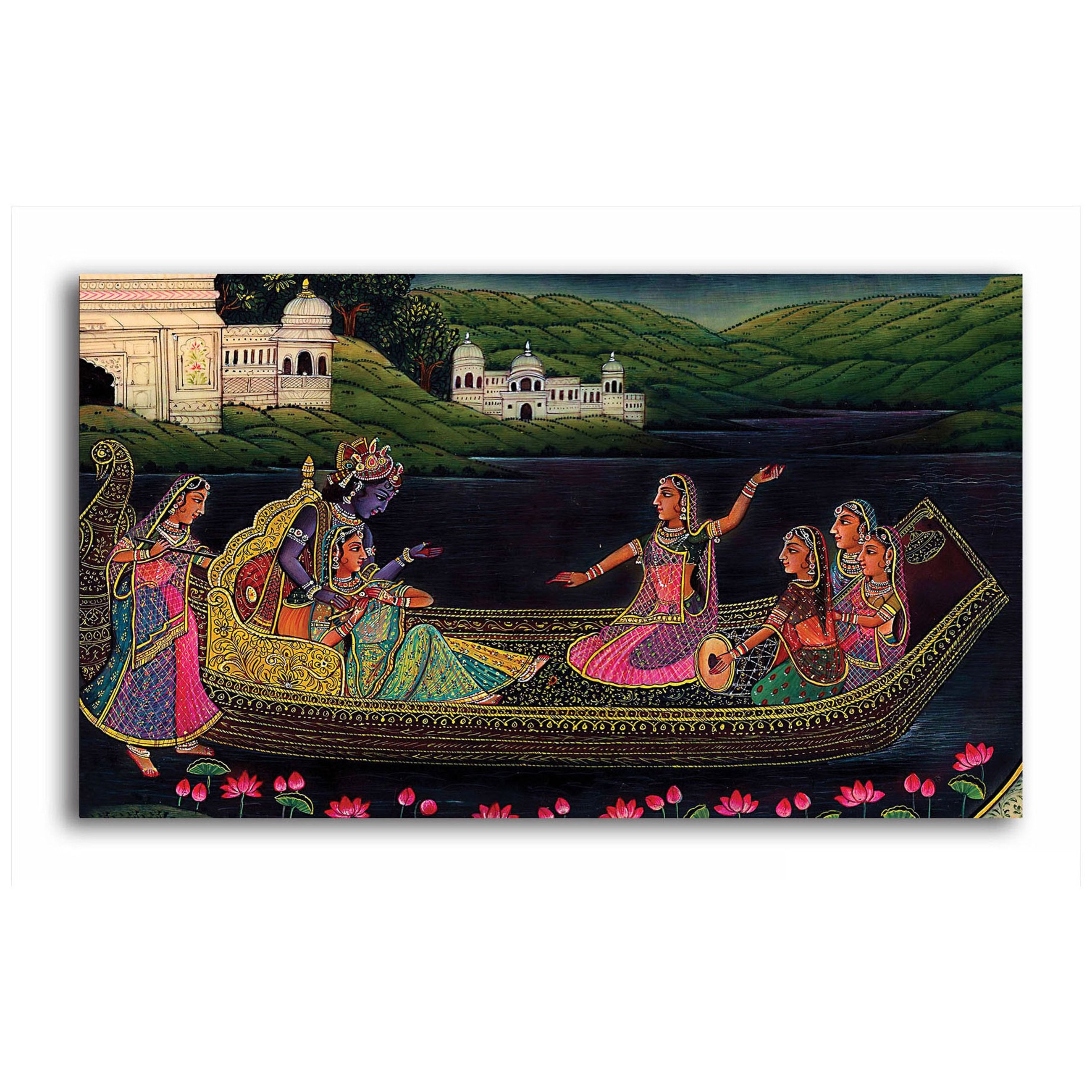 Radha Krishna With Gopies