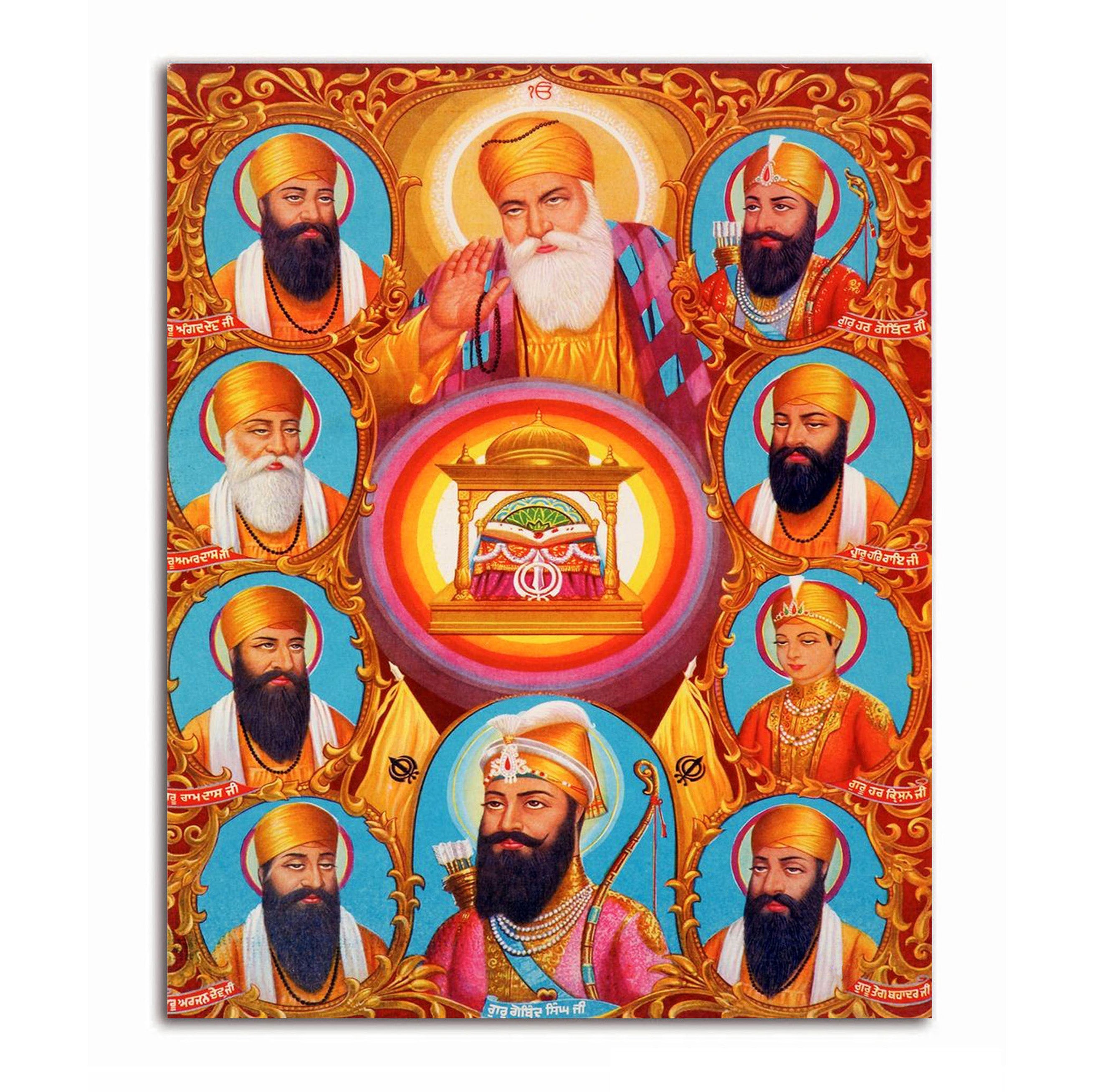 Ten Holy Sikh Gurus