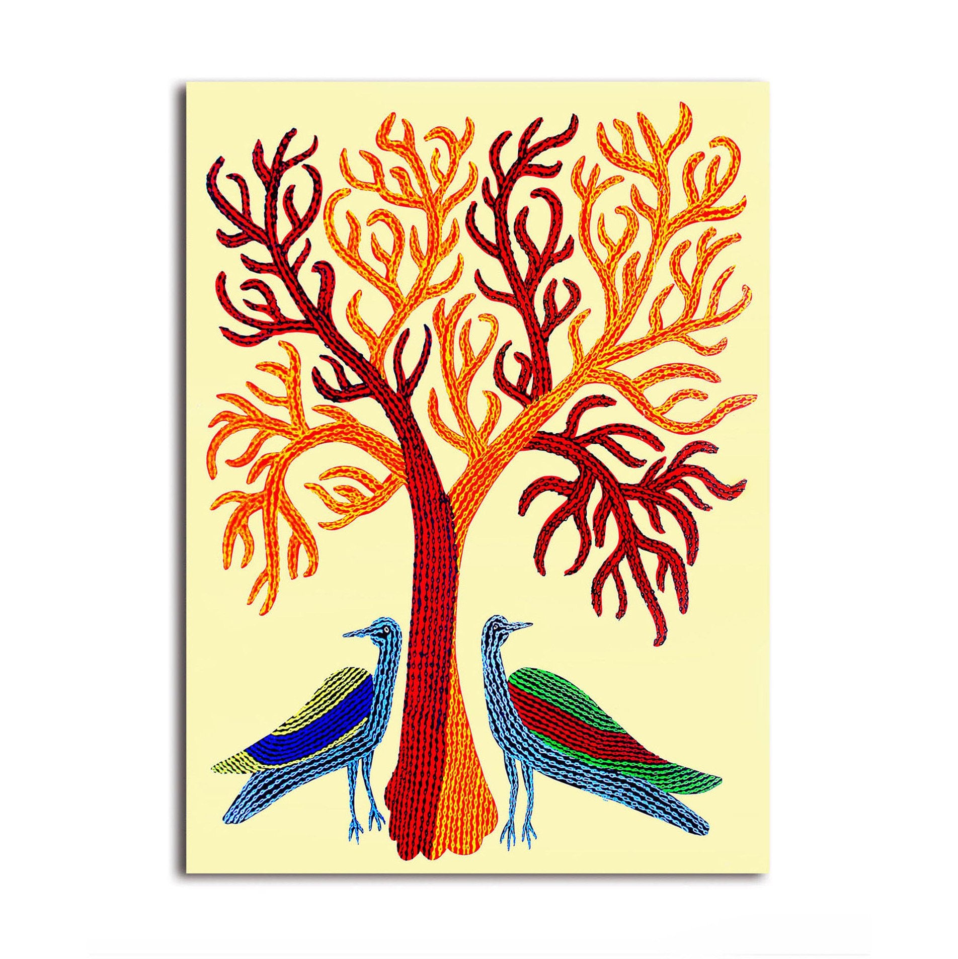 Birds Under The Tree