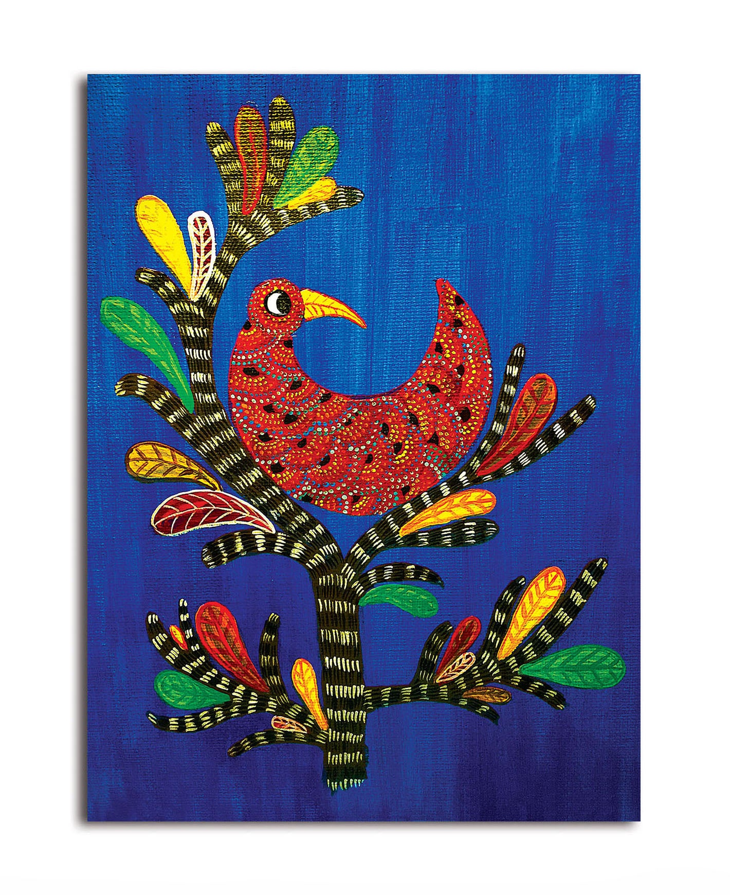 Beautiful Bird - Unframed Canvas Painting