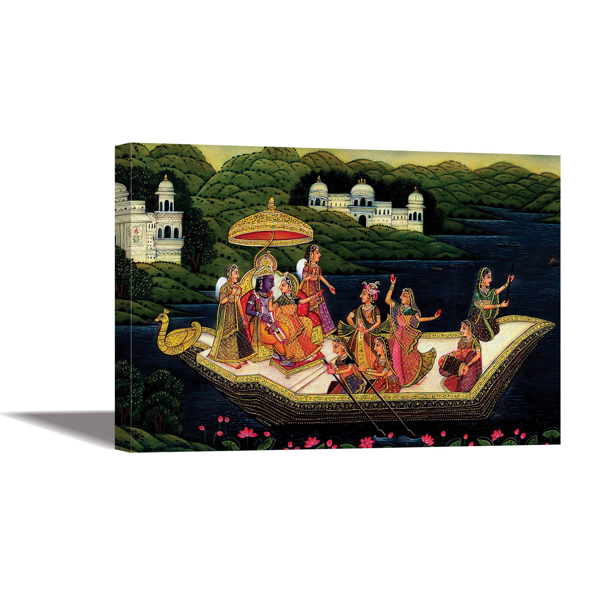 Shree Krishna - Canvas Painting - Framed
