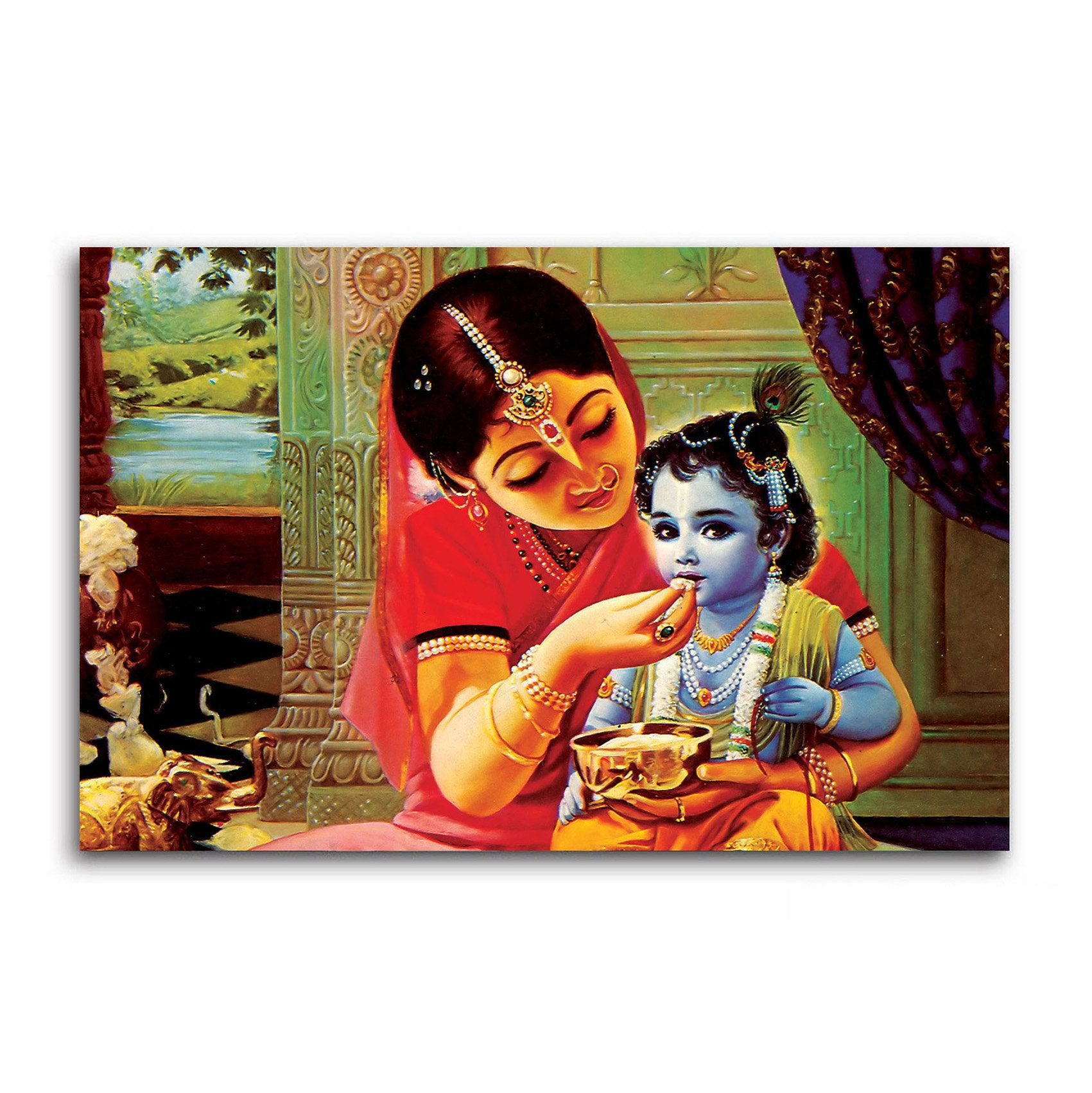 Shri Krishna With Maa Yashoda