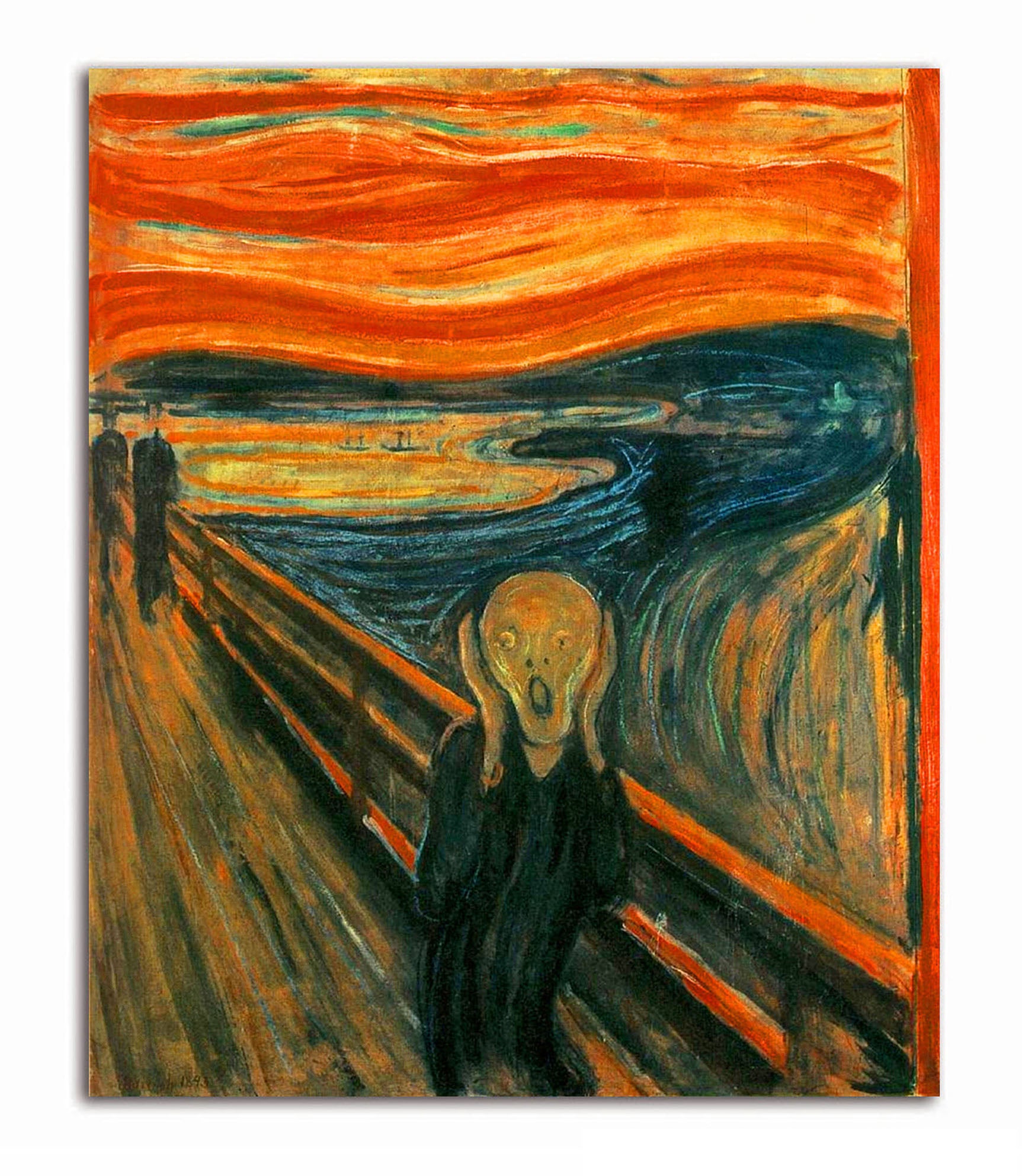 The Scream  - Canvas Painting - Unframed