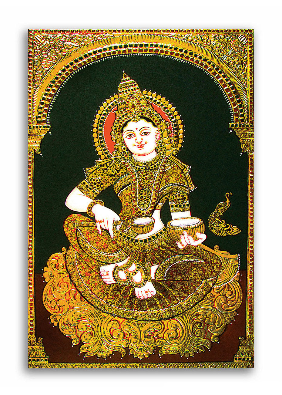 Hindu Goddess  - Canvas Painting - Unframed